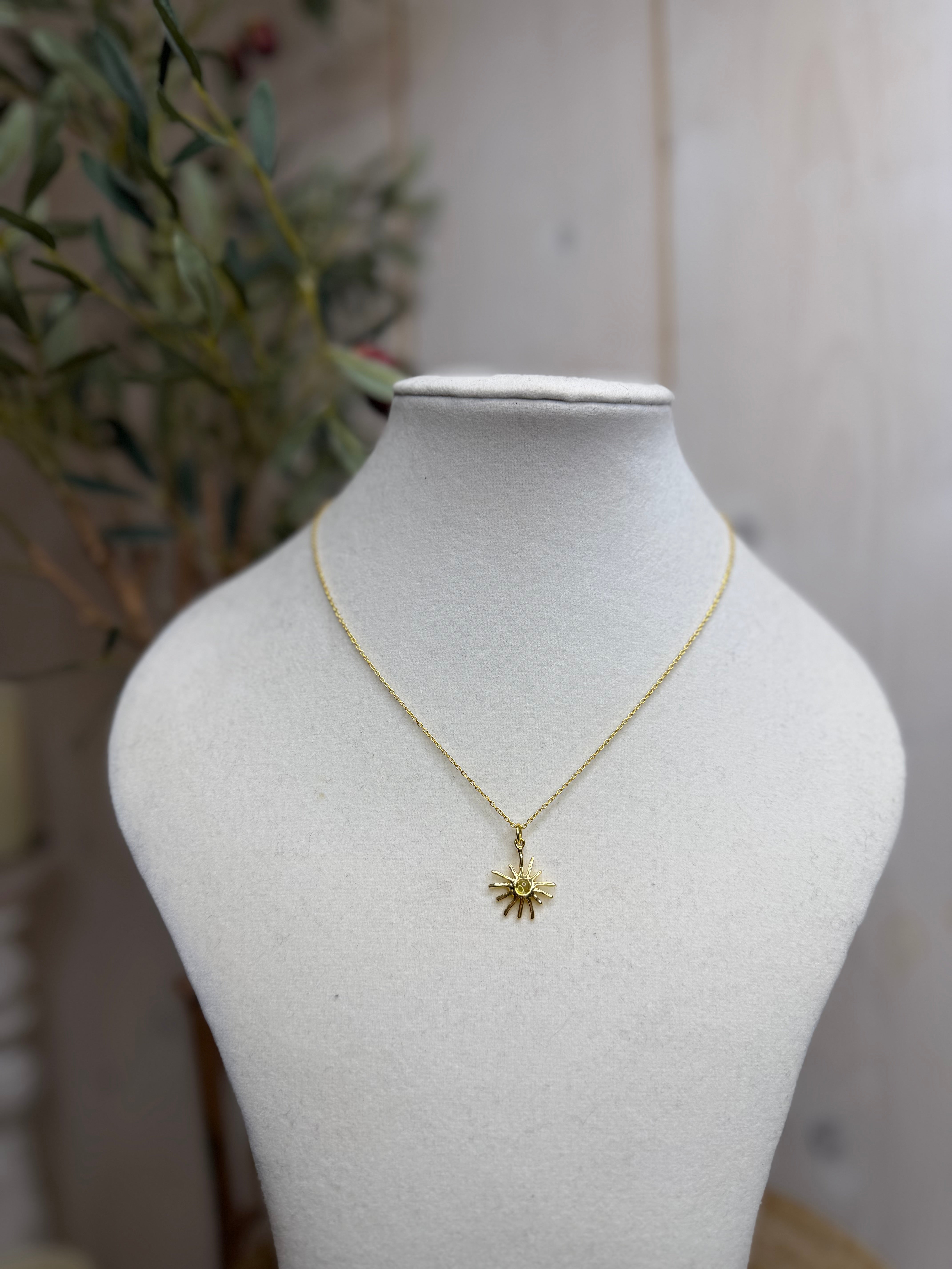 Sunburst necklace