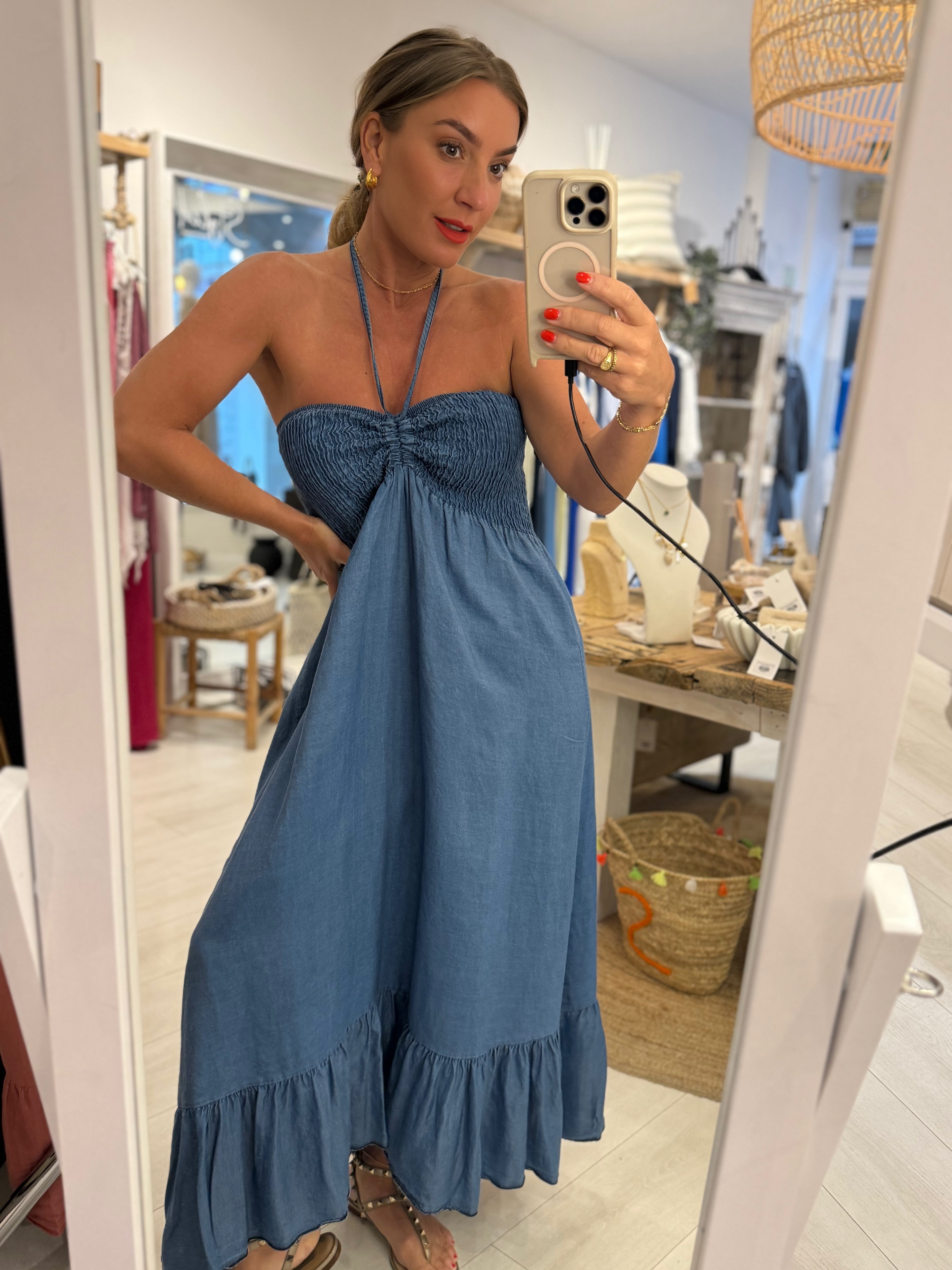 Ella Strapless Maxi Dress