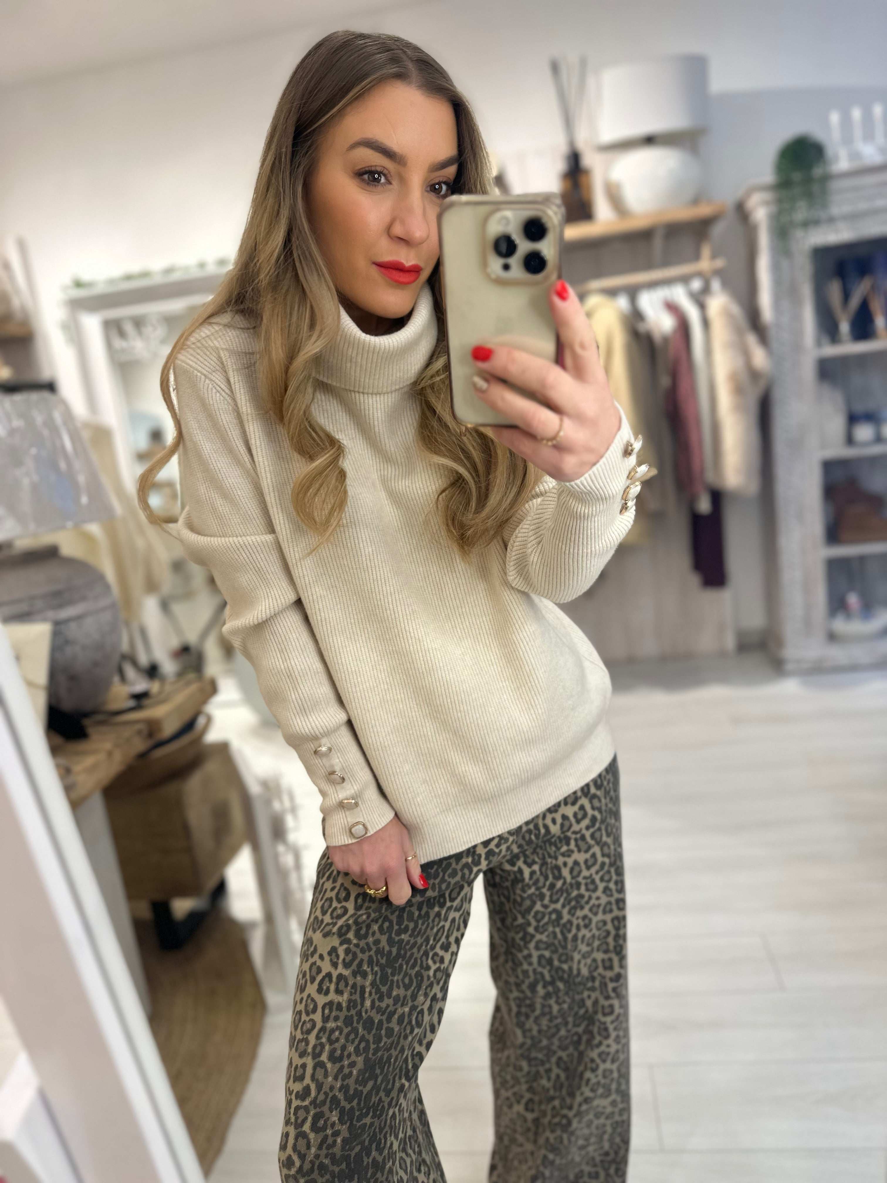 Ricky Roll Neck Jumper