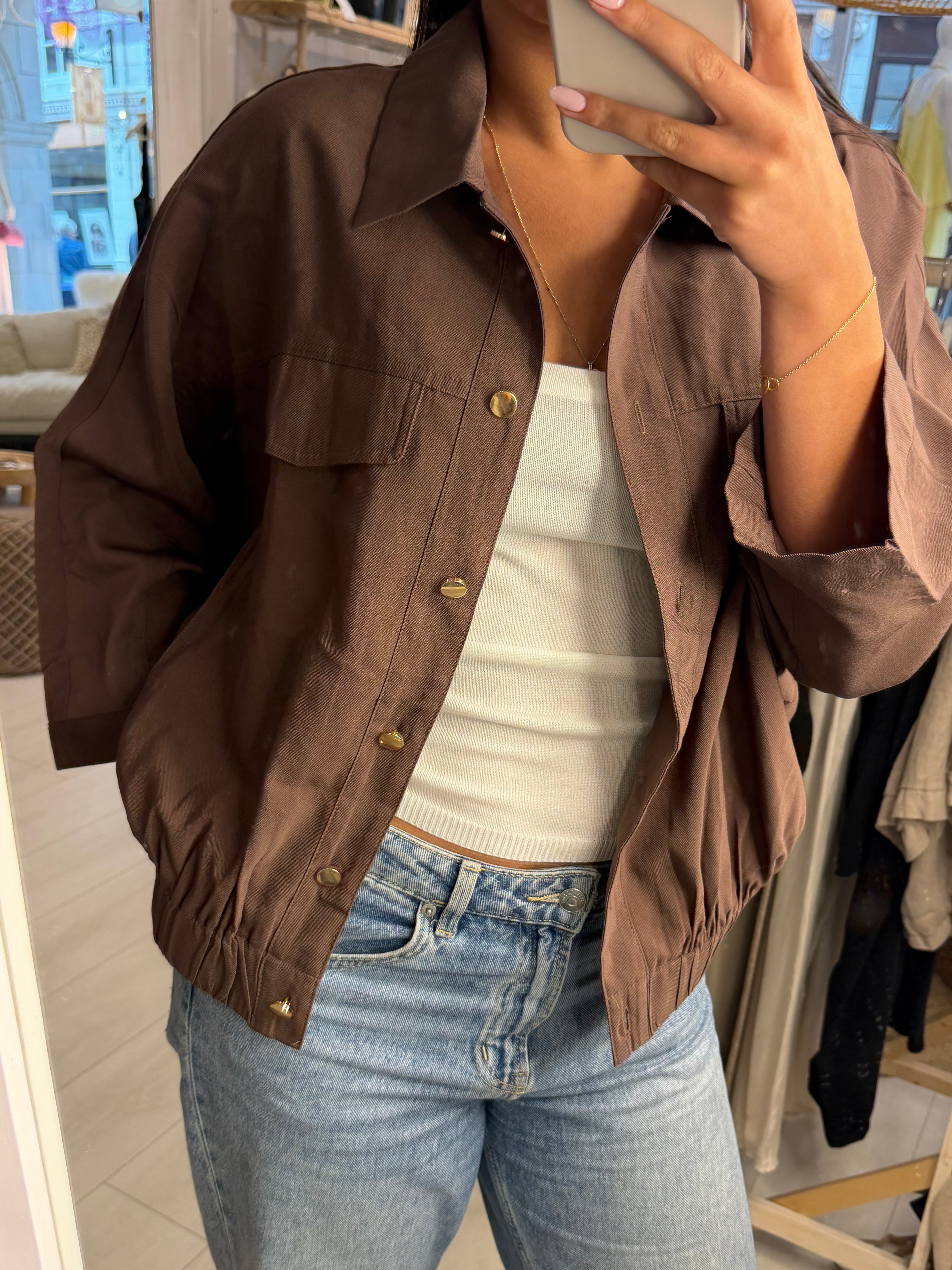 Leonie Button Front Jacket