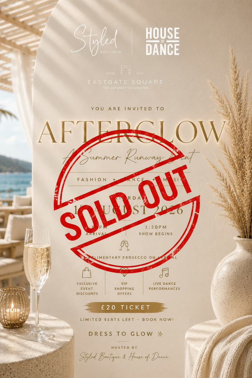 AFTERGLOW FASHION SHOW TICKET