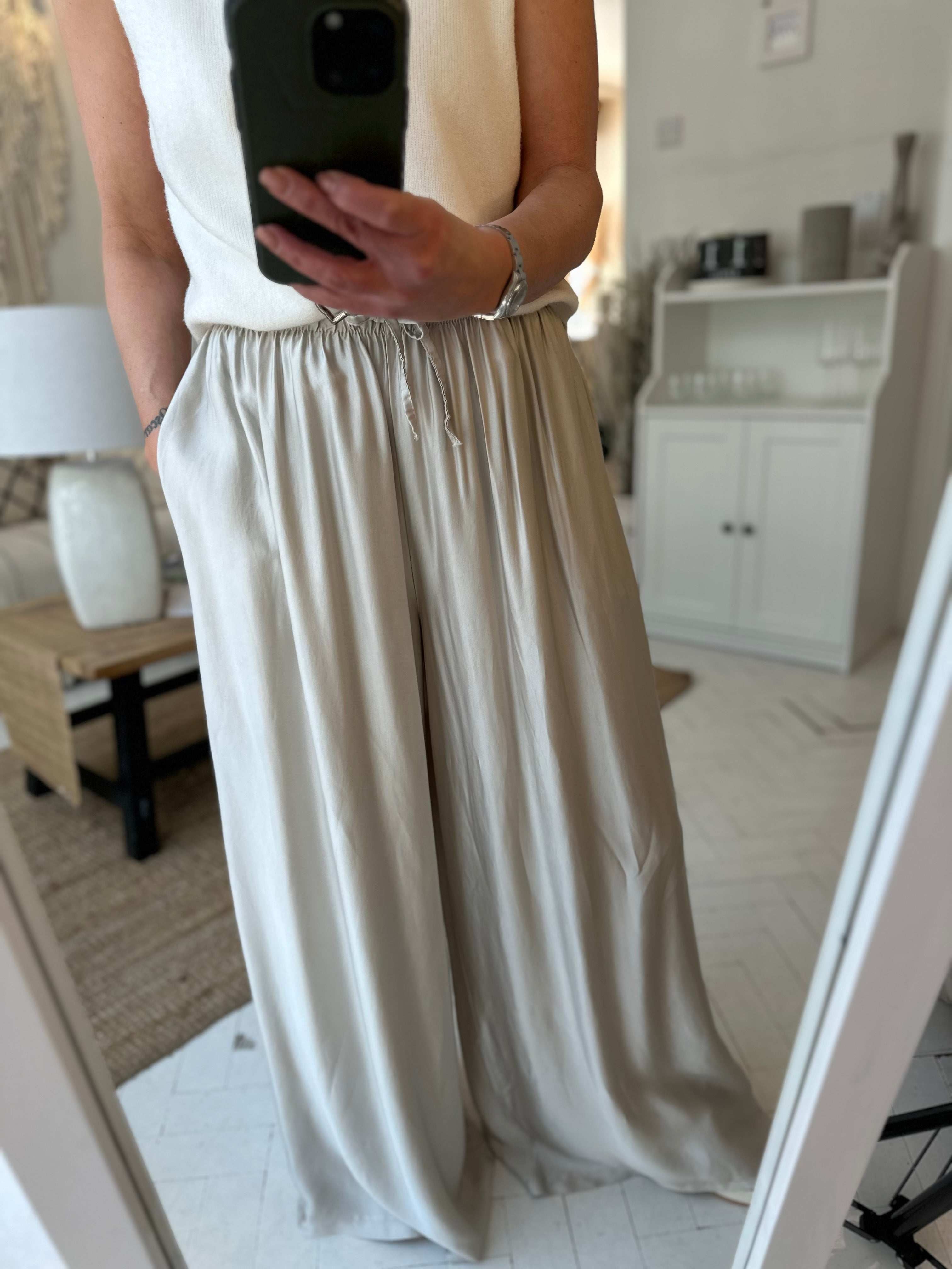 Iliana Silk Trousers
