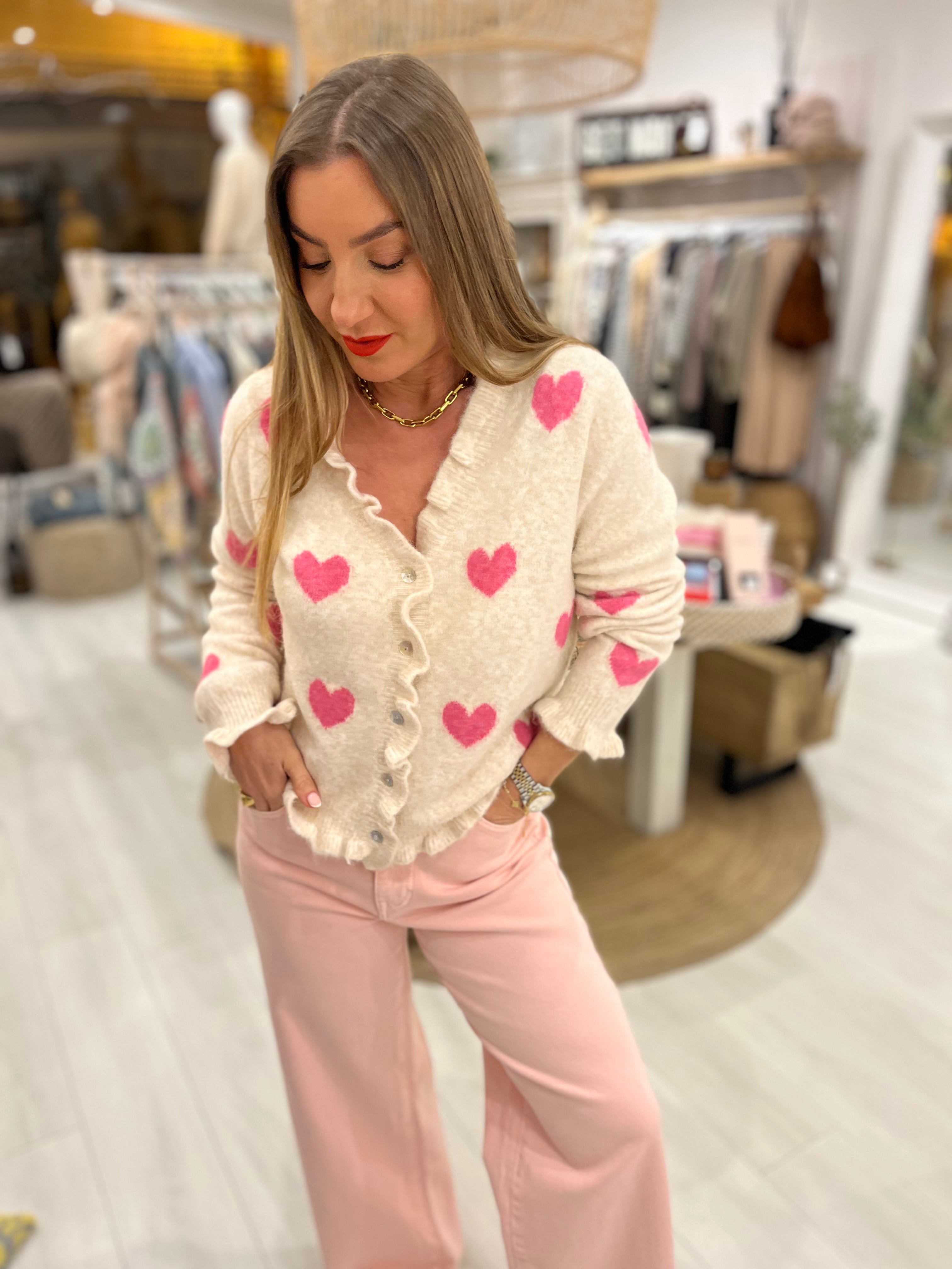 Azaka Heart Cardigan