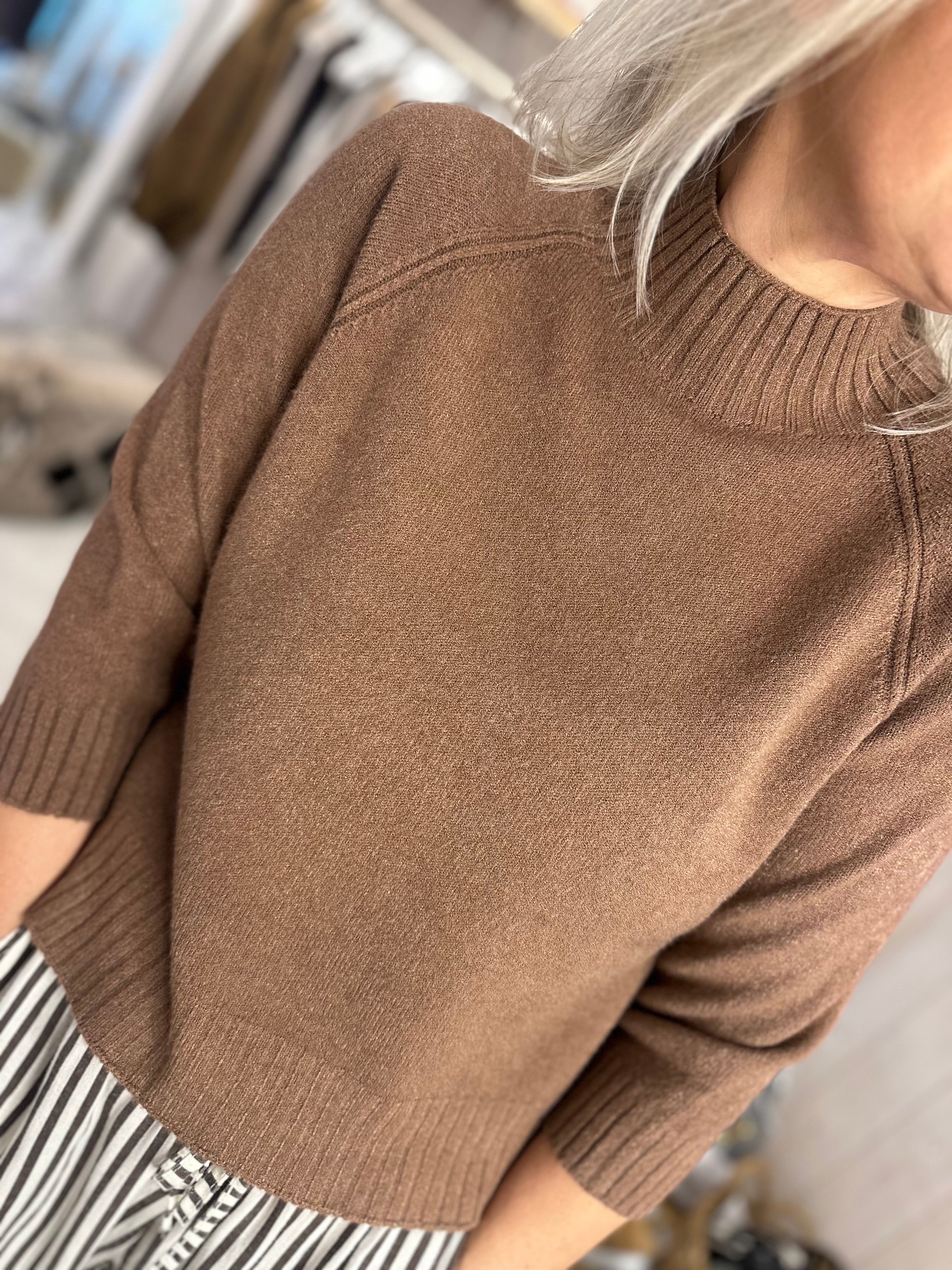Luxe Jennie Ribbed Edge Knit