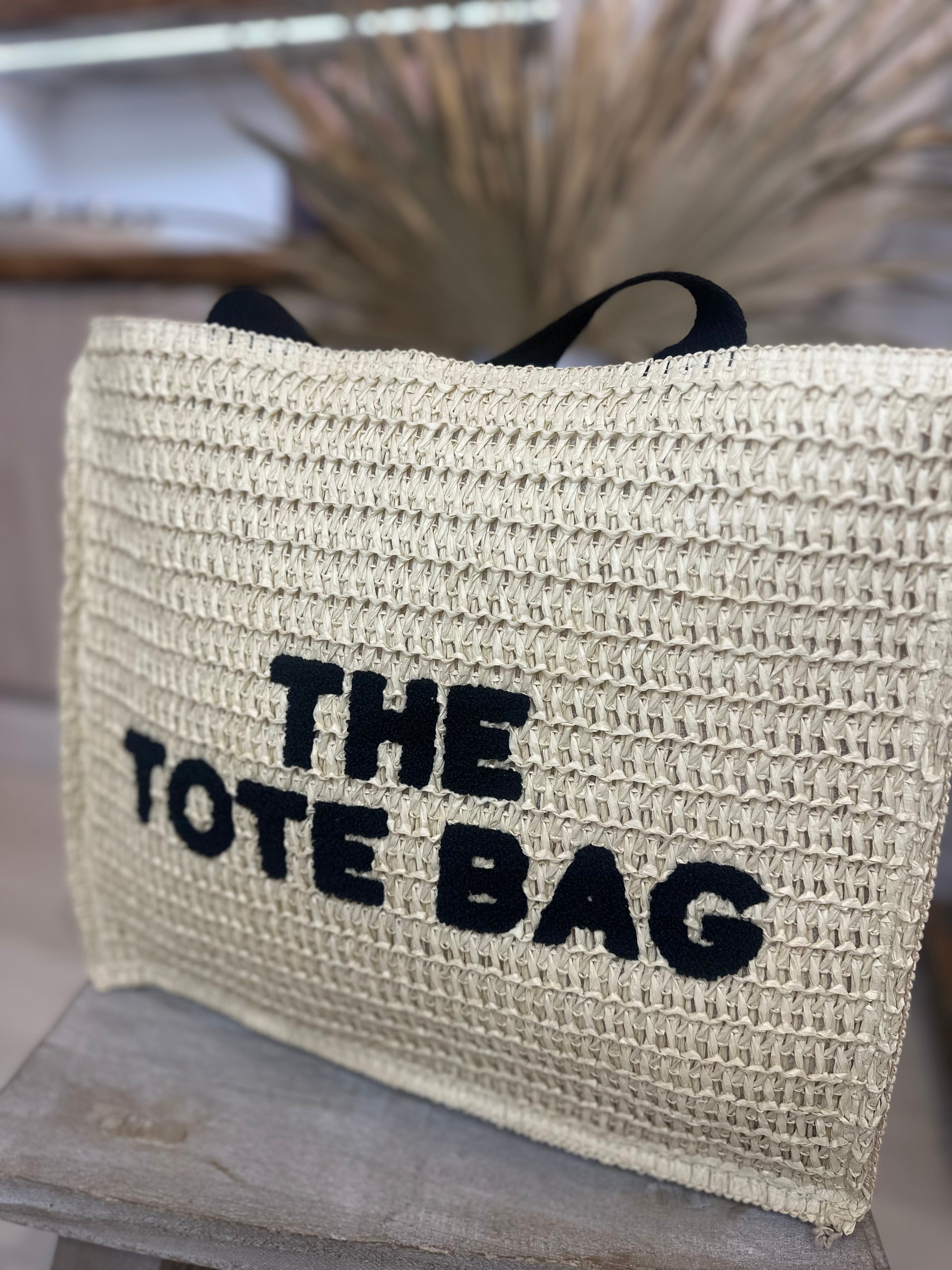 The Large Straw Tote