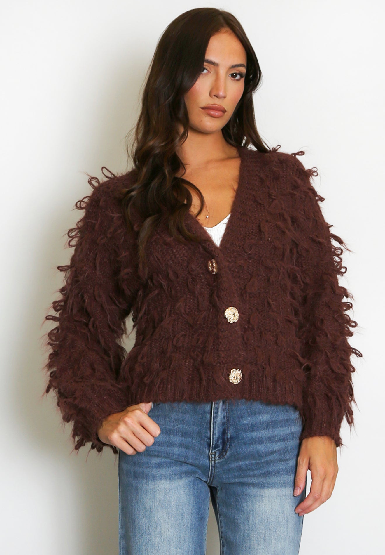 Soft Loop Knit Cardigan