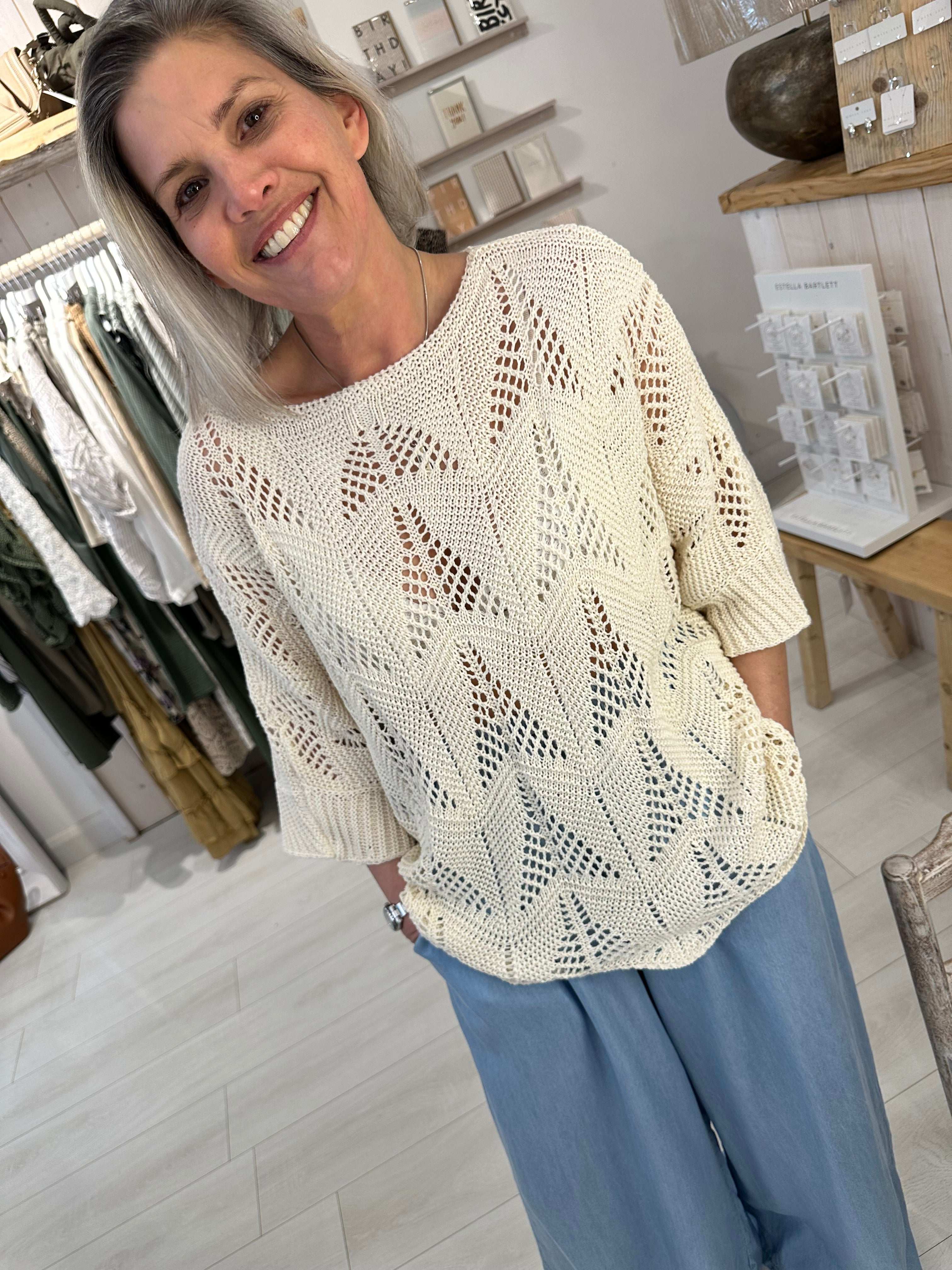 Aelia Crochet Top