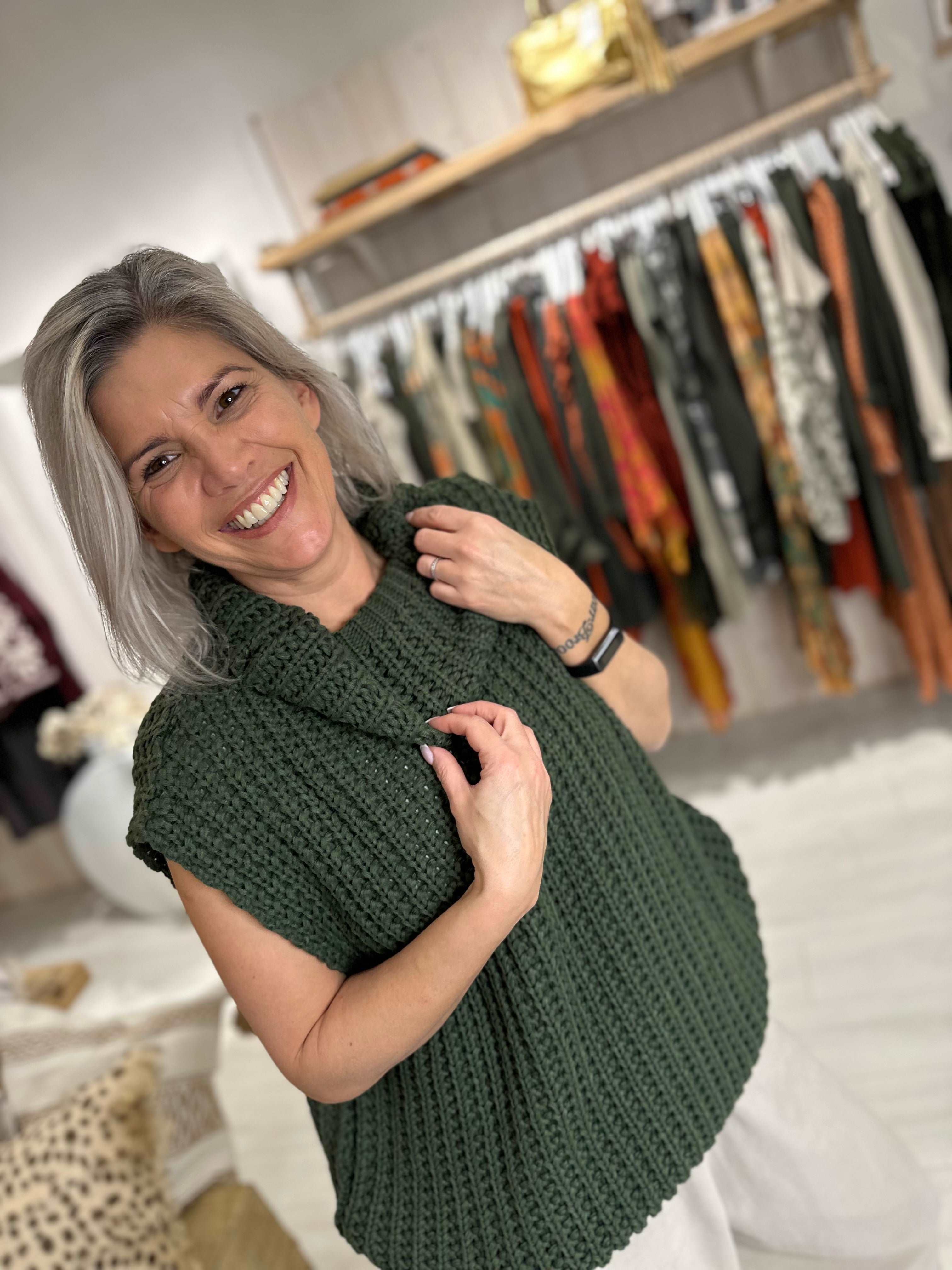 Salima Roll Neck Tank