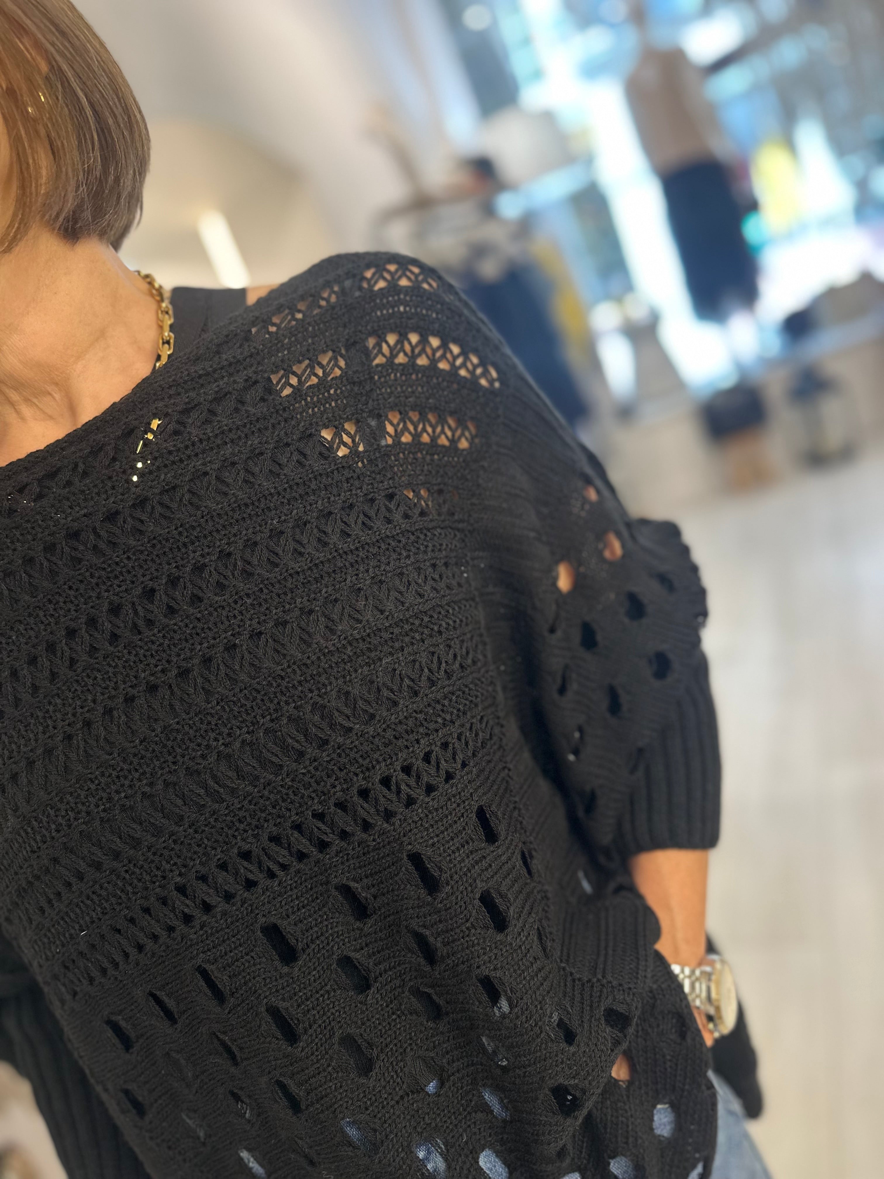 Ruby Crochet Boxy Jumper