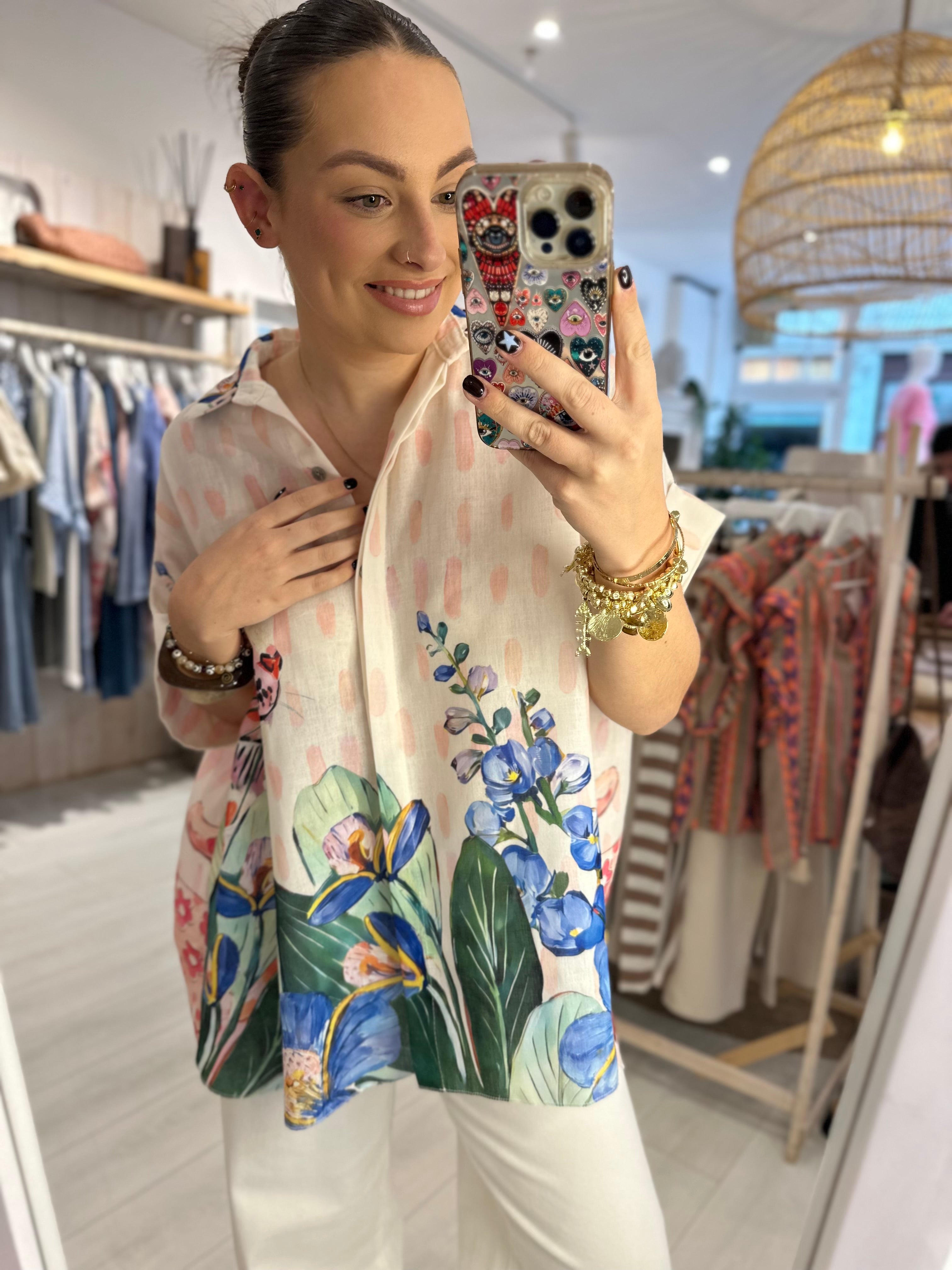 Joy Leopard Oversized shirt