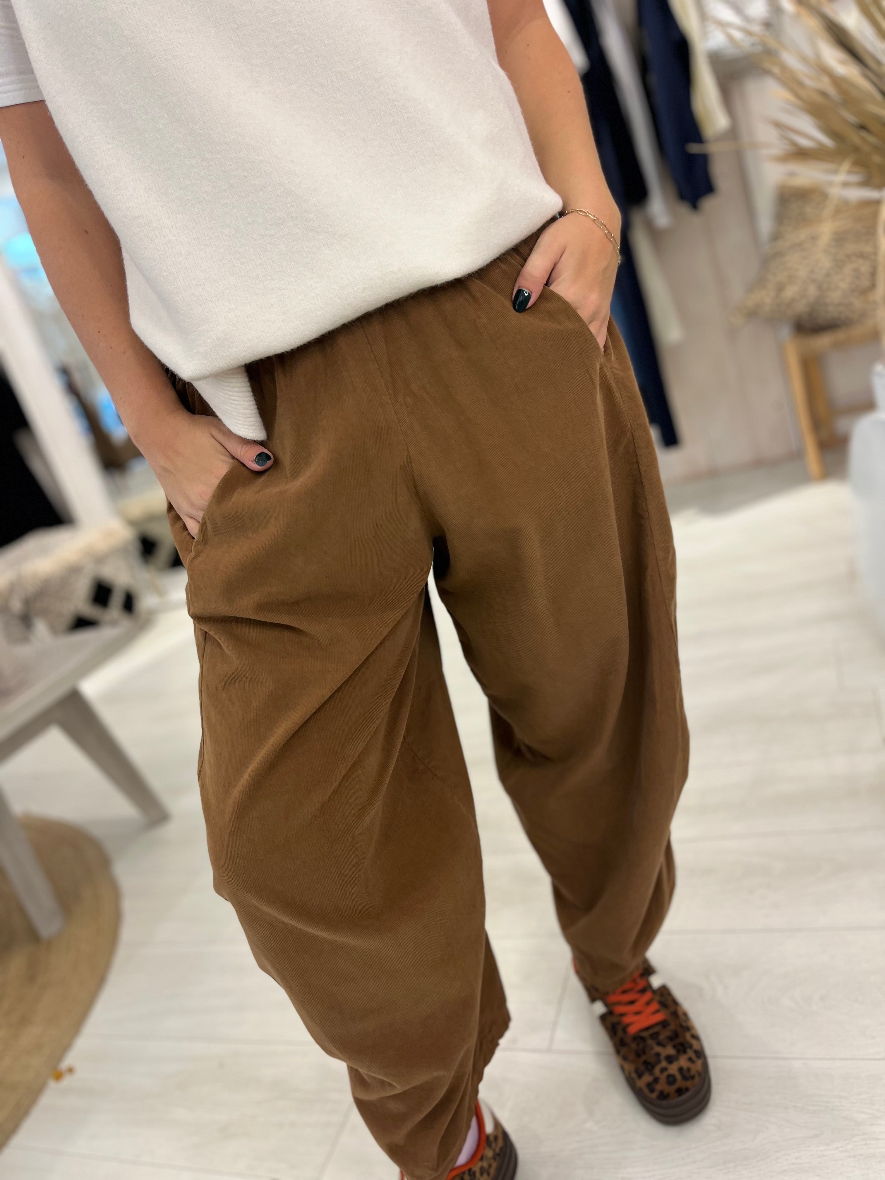 Corduroy Cocoon Pants