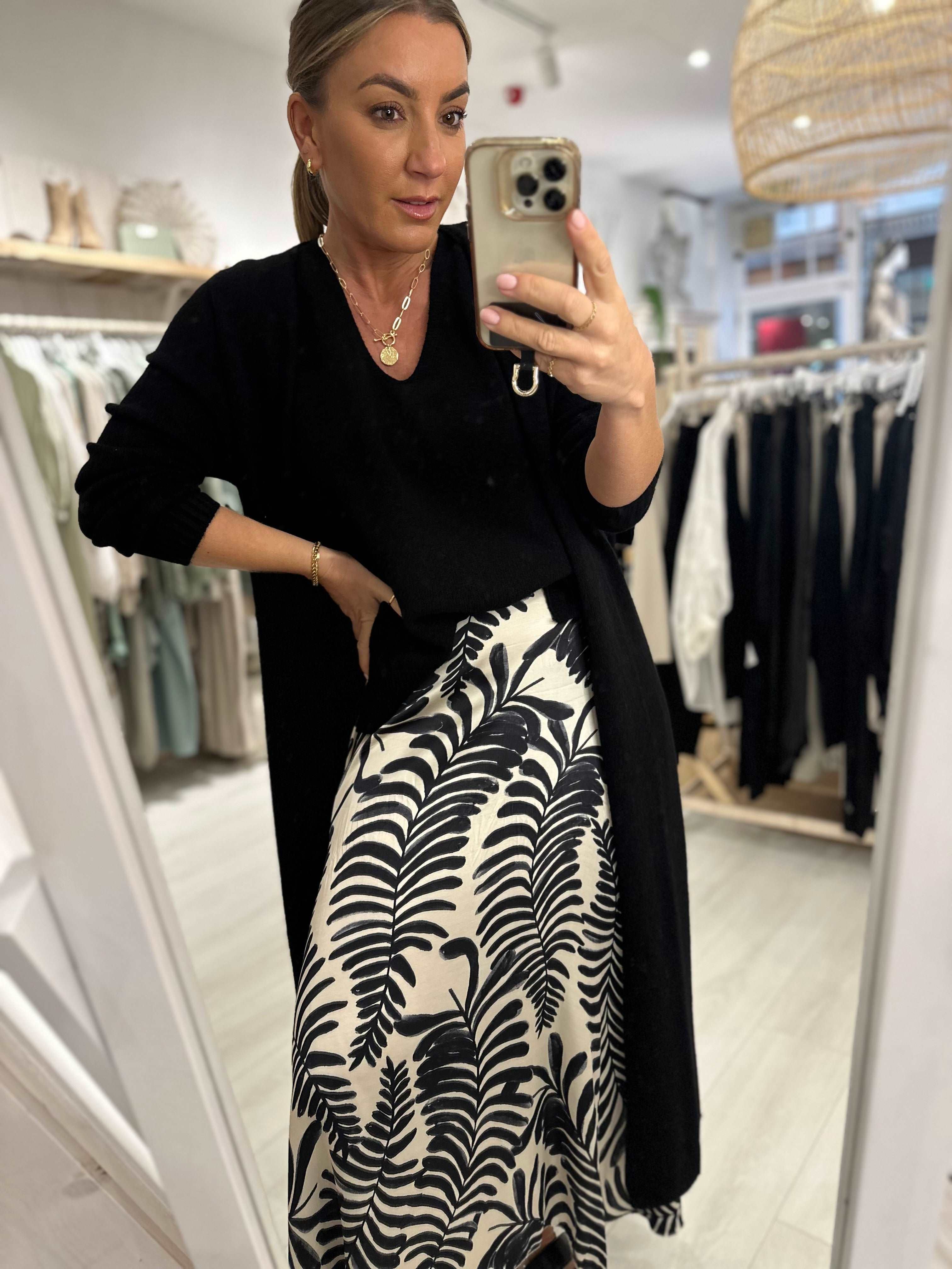 Luxe Open Long Cardigan