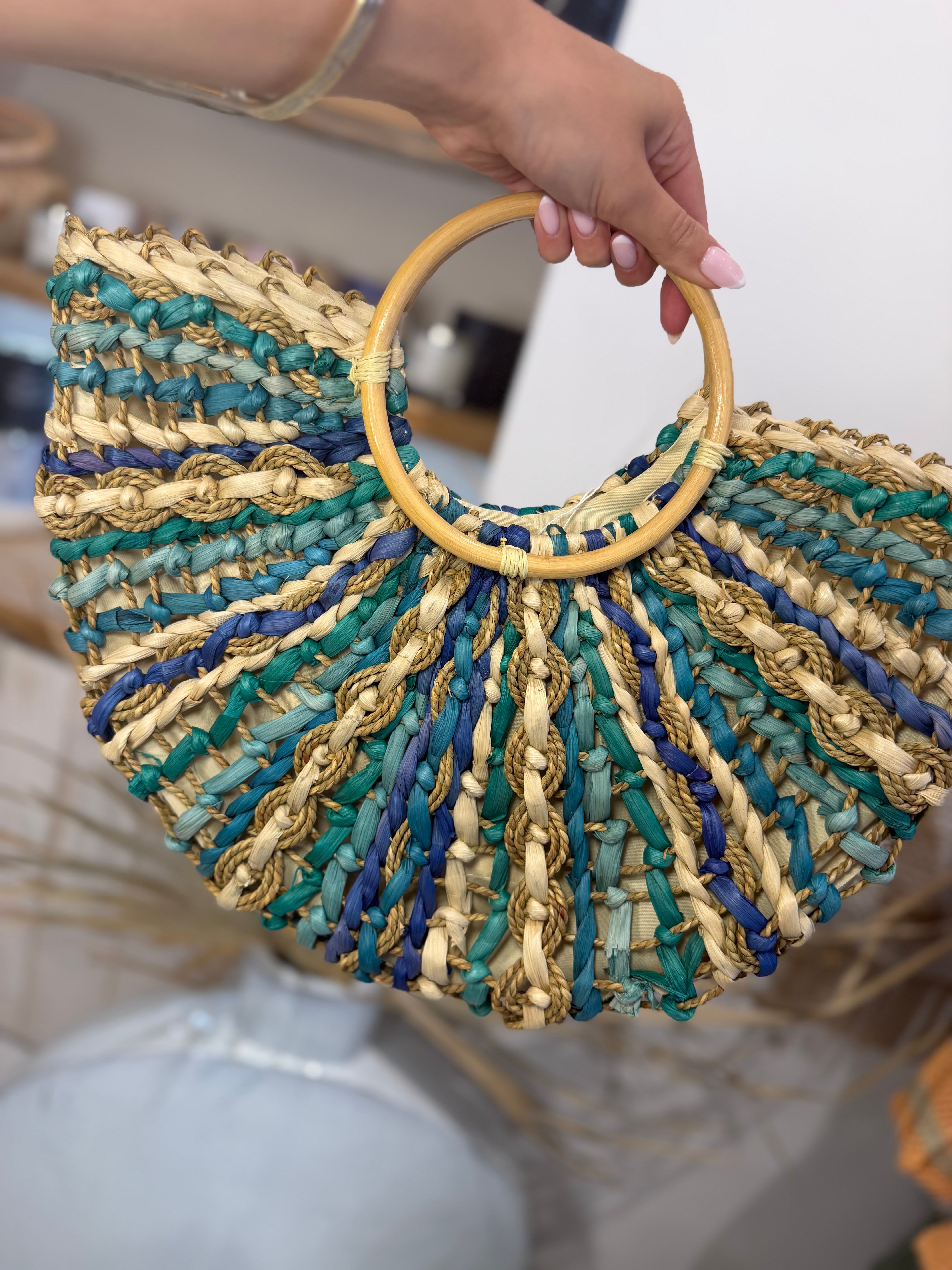 Mariam Woven Rattan Bag