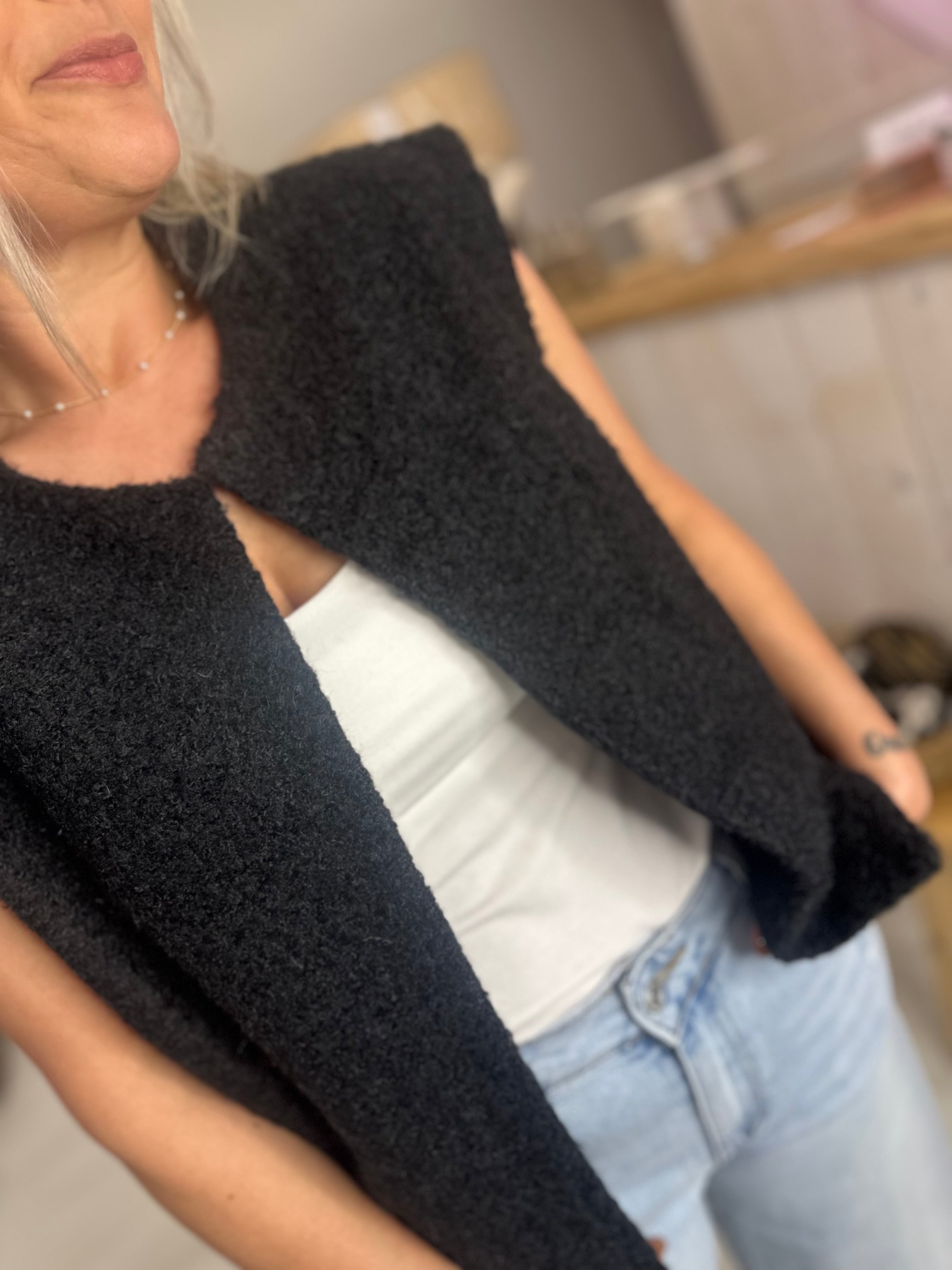 Lorie Fuzzy Waistcoat
