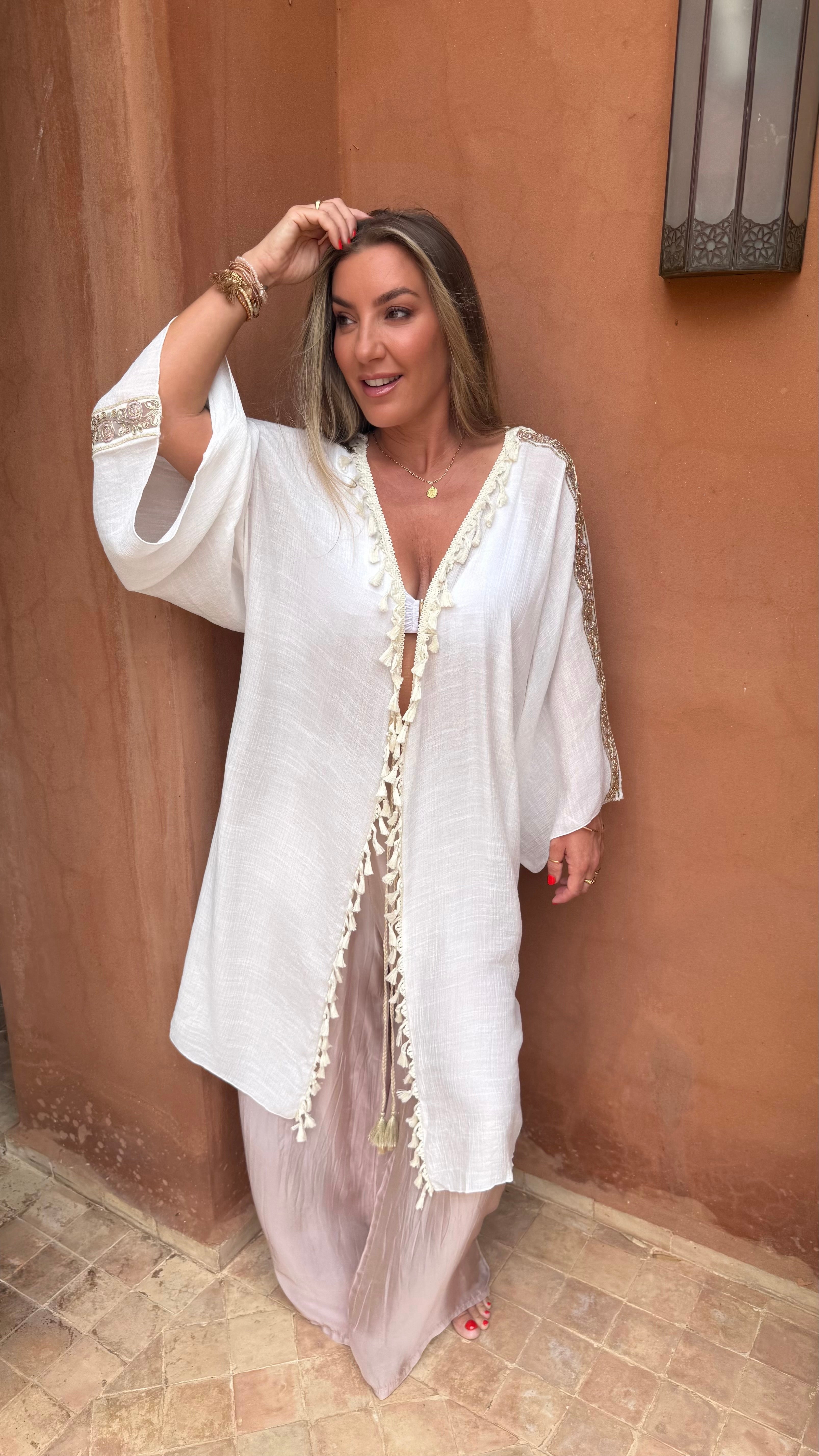 Adelina Tassel Kimono