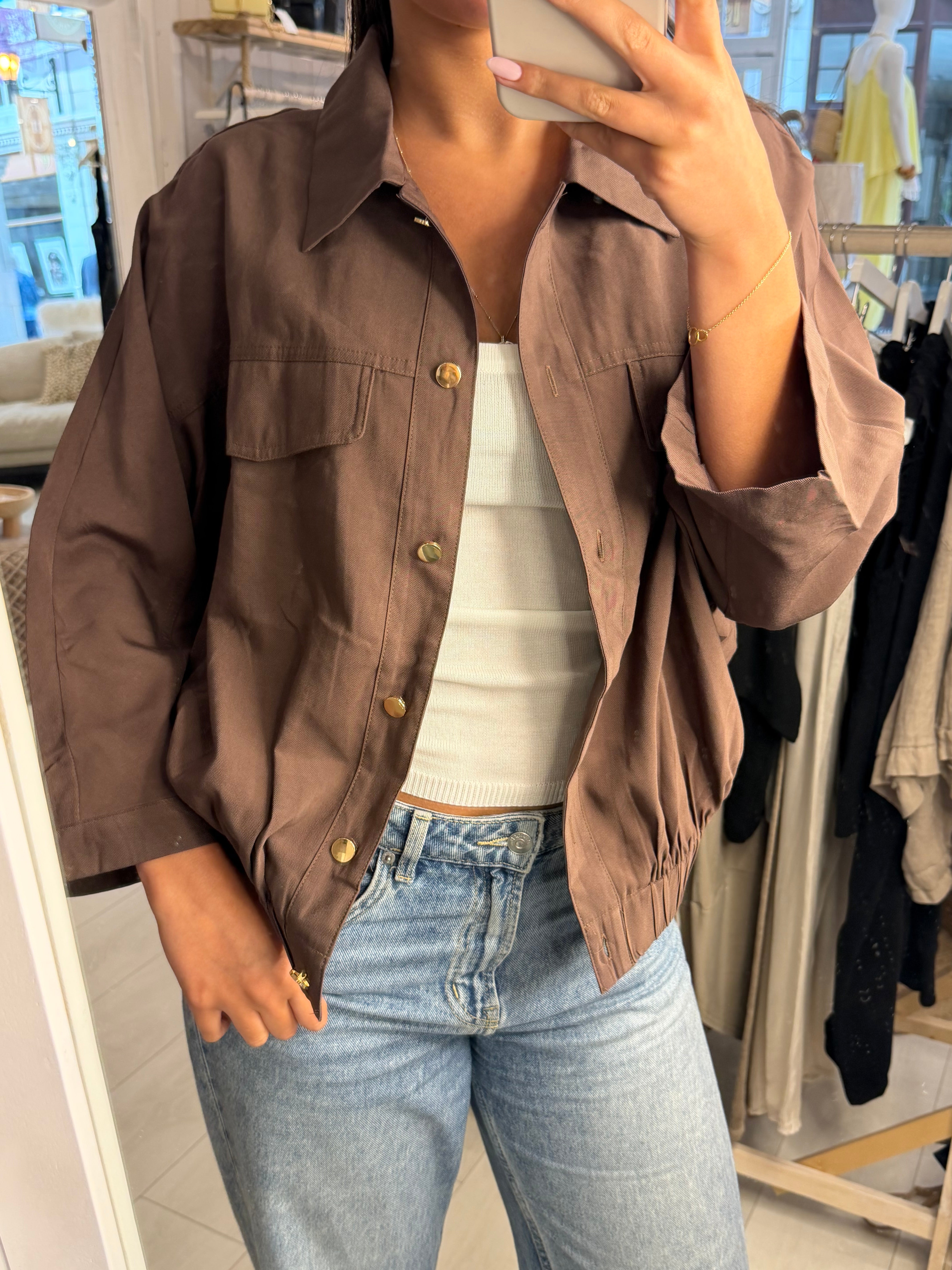 Leonie Button Front Jacket