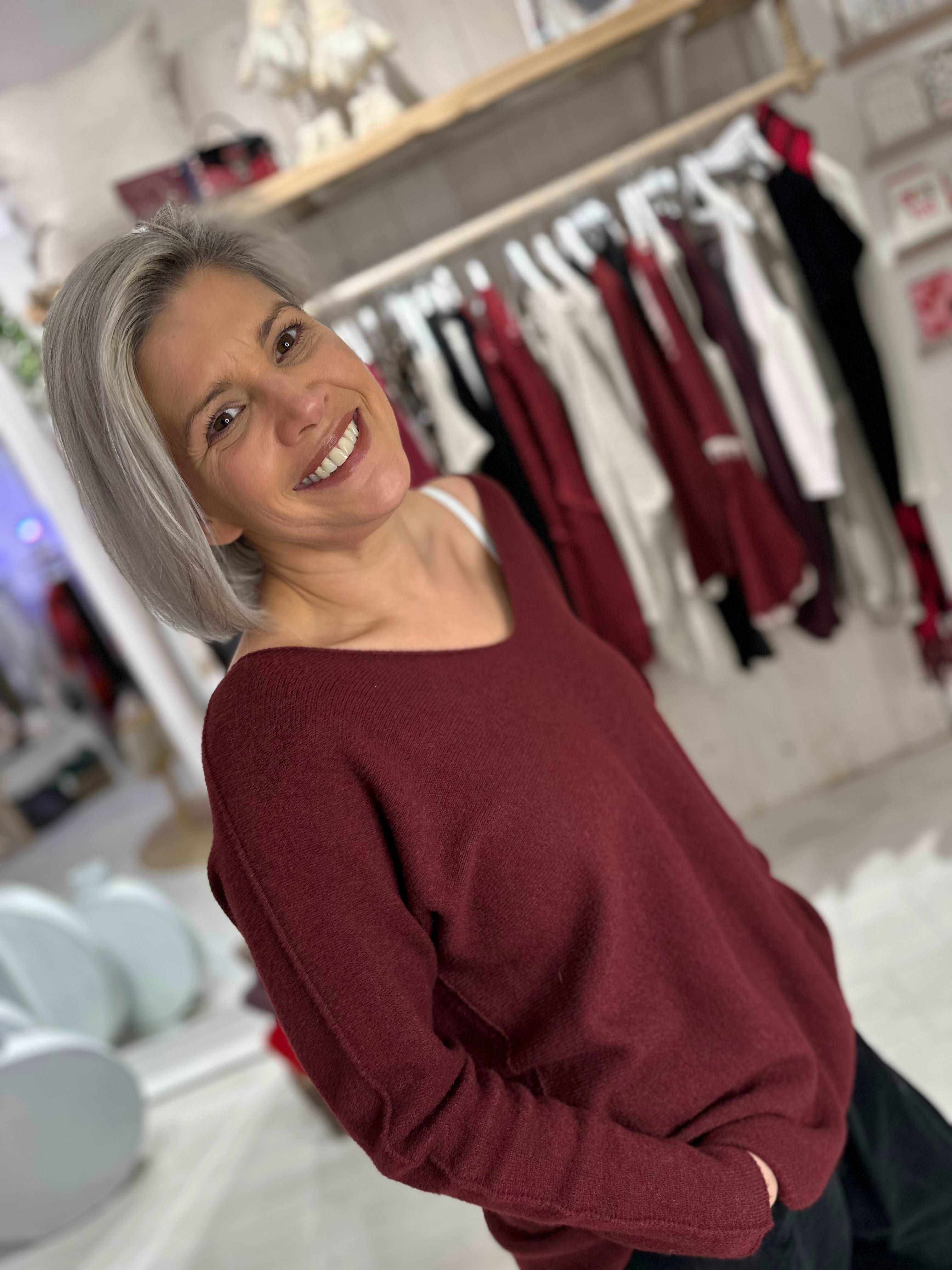 V-Neck Soft 'Made In Italy' Knit