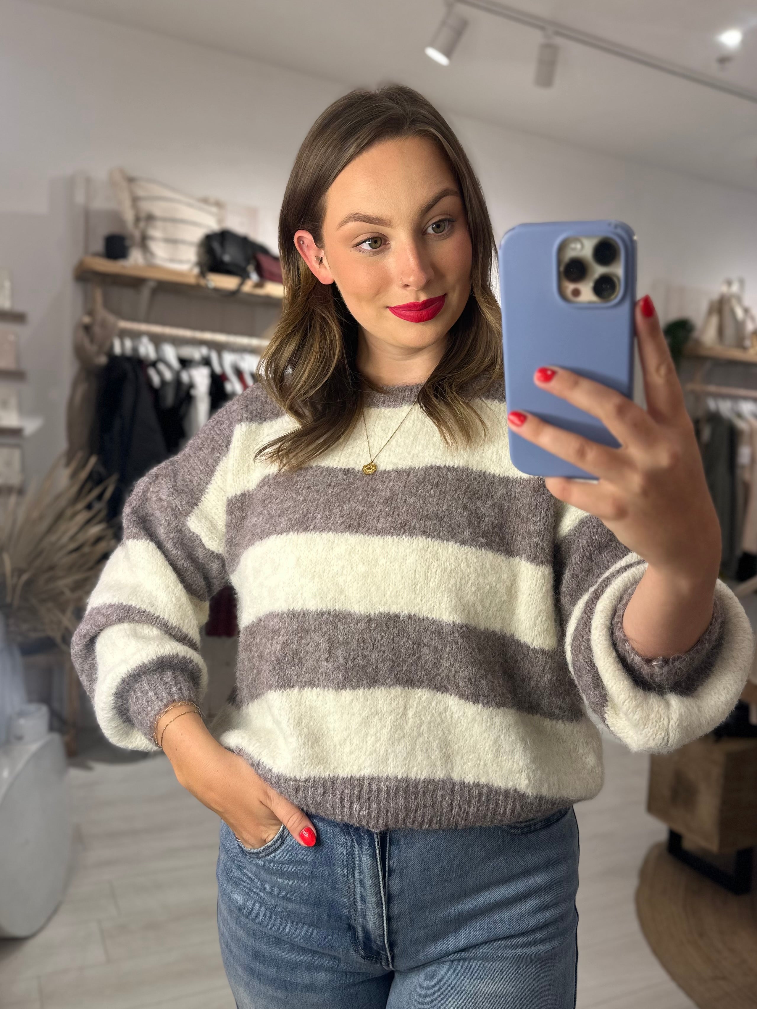 Selara Striped Knit