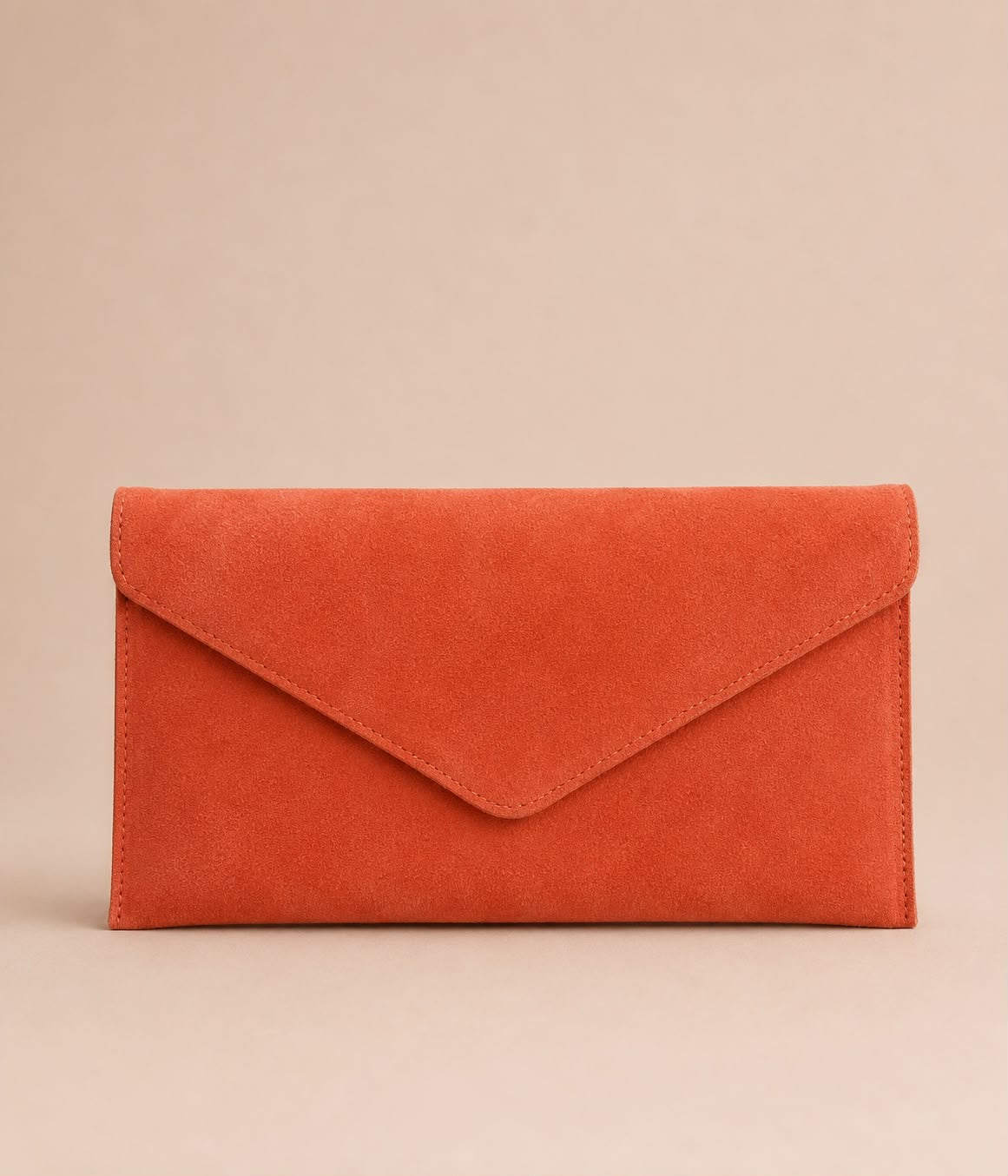 Alissa Envelope Suede Clutch