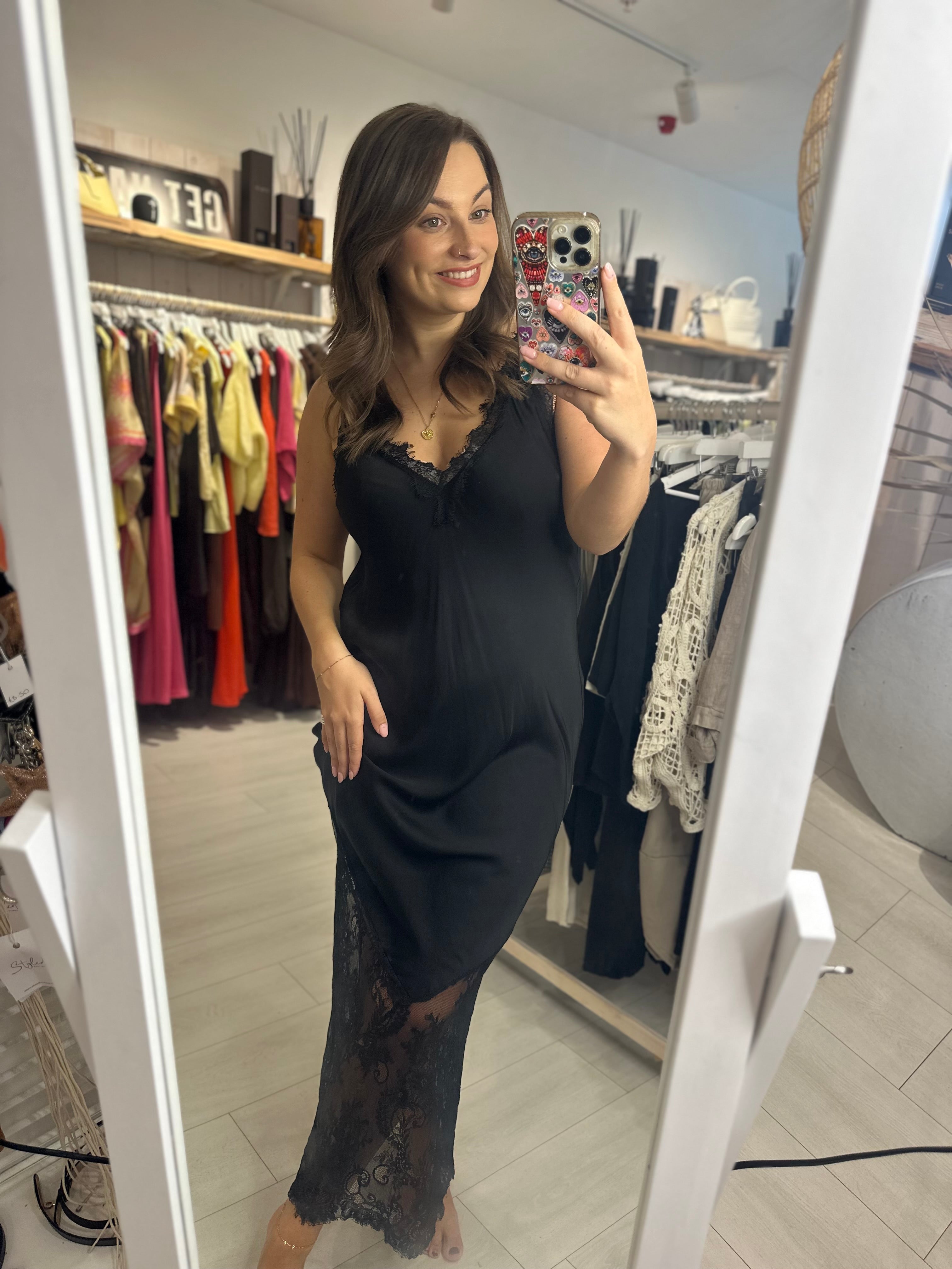 Samira Lace Detail Maxi