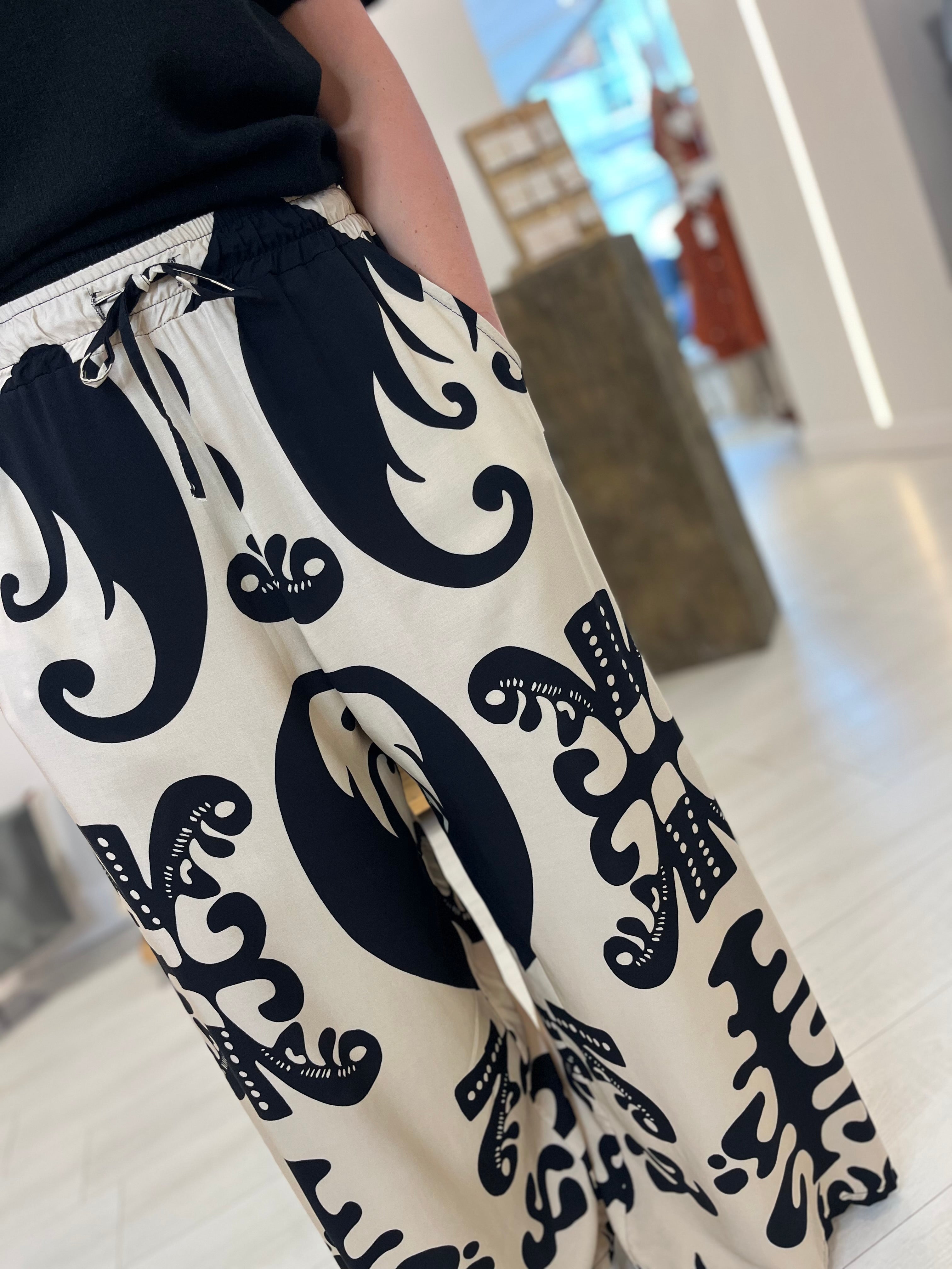 Patsy Print Wide Leg Trouser