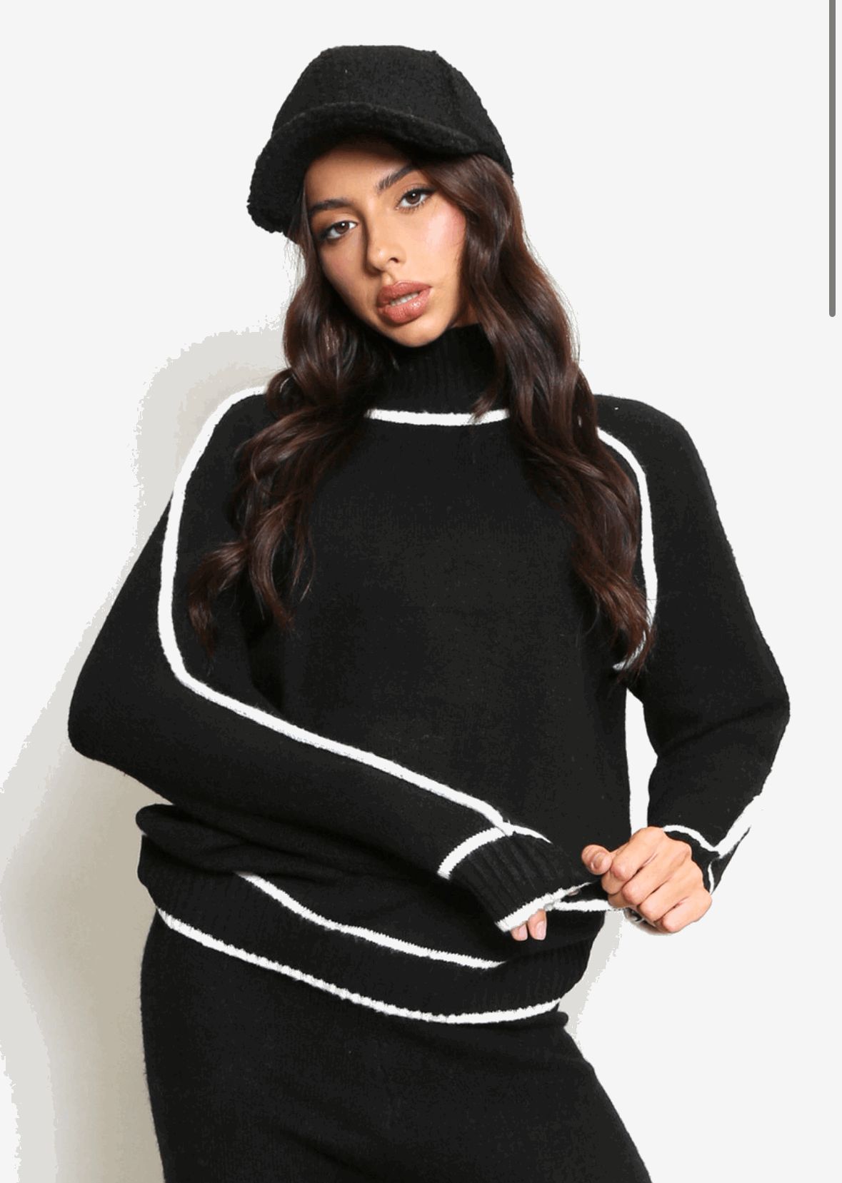 High Neck Piping Jumper
