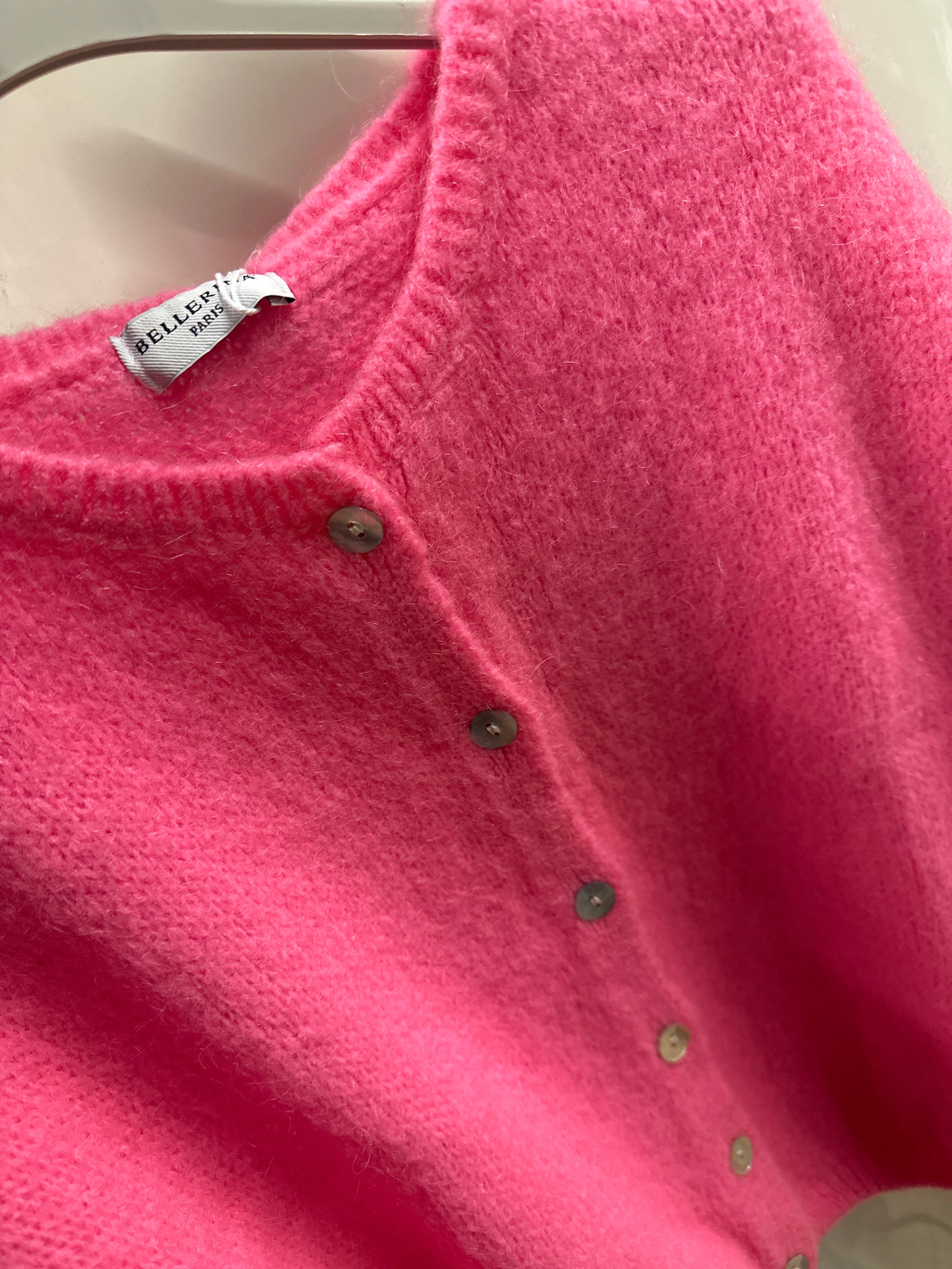Maddie Mohair Short Sleeved Cardigan