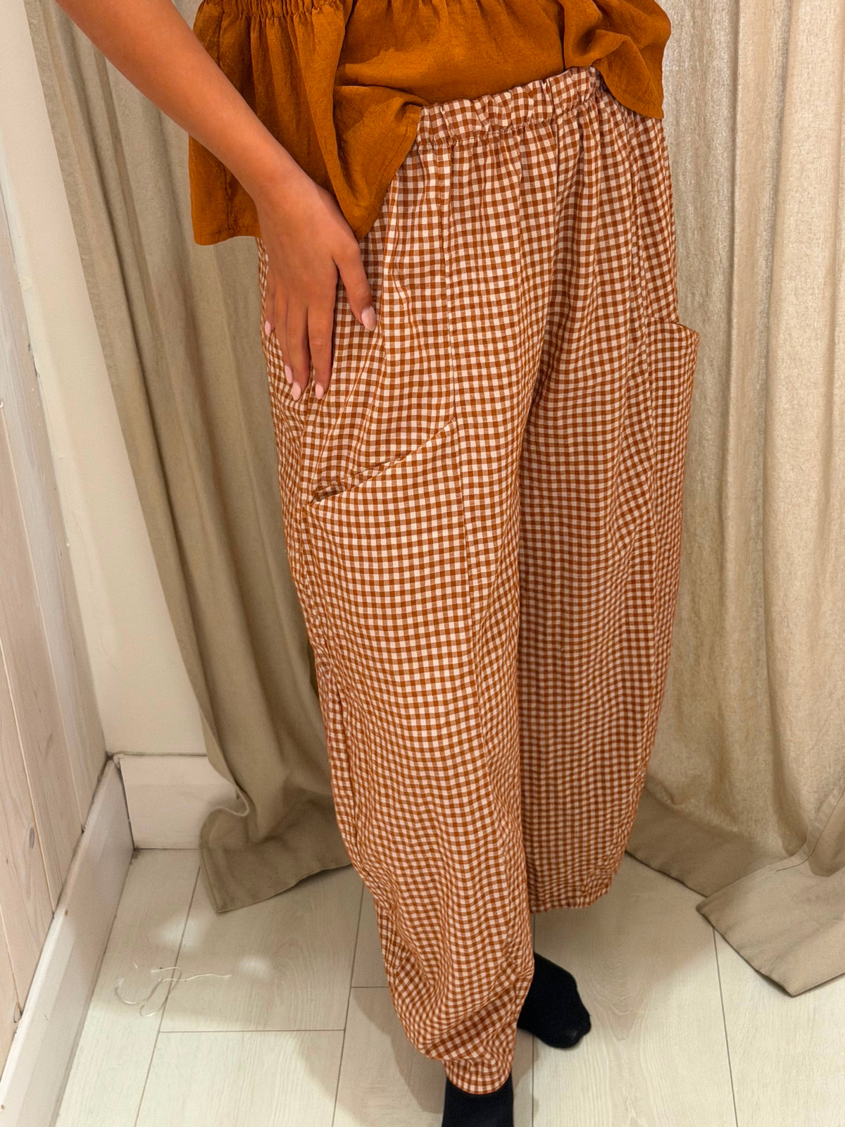 Charli Checkered Trousers