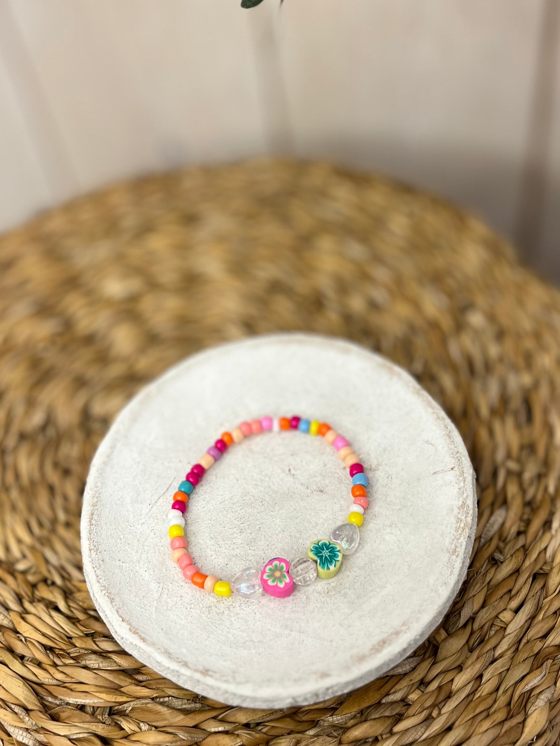 Happy Beaded Bracelet