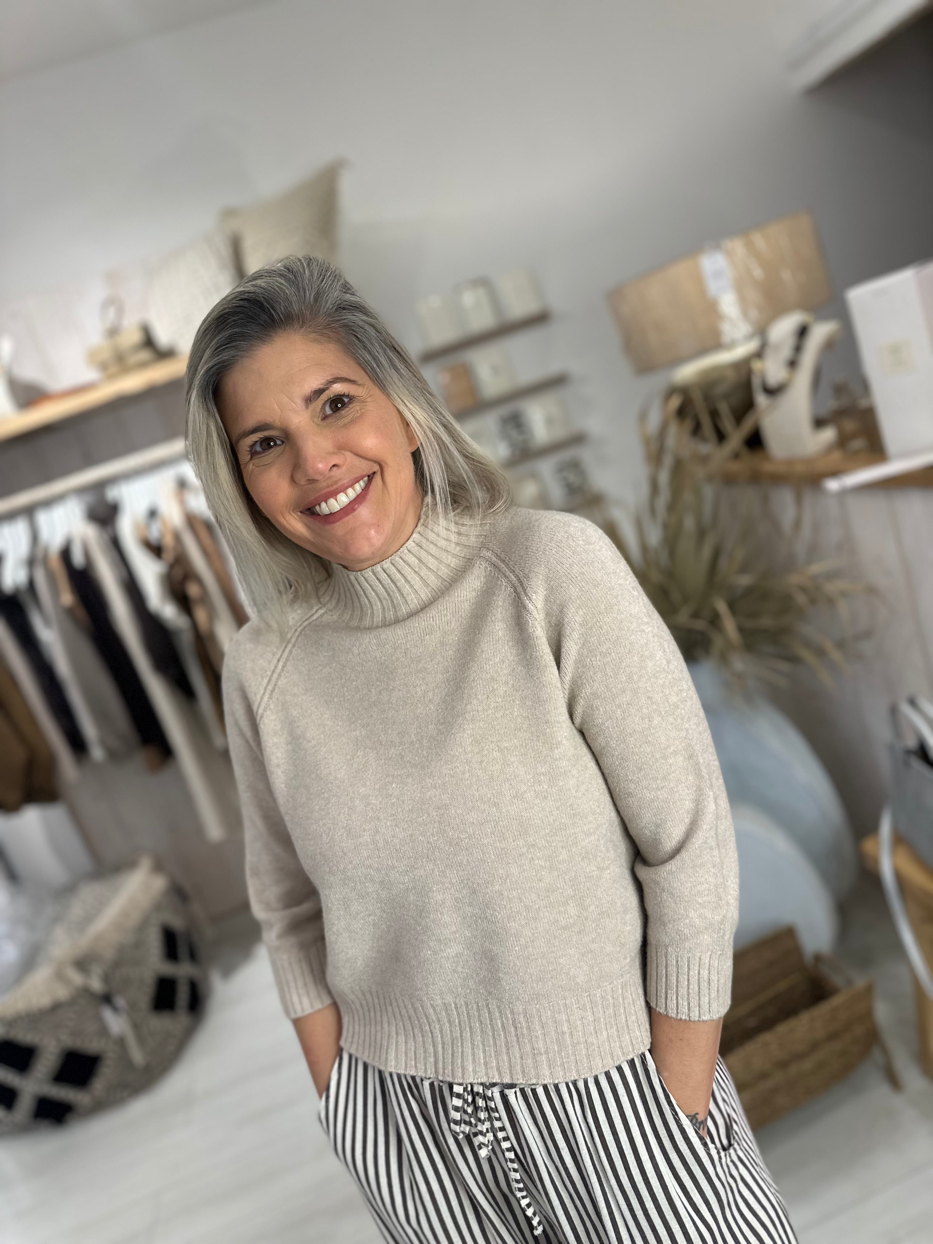 Luxe Jennie Ribbed Edge Knit