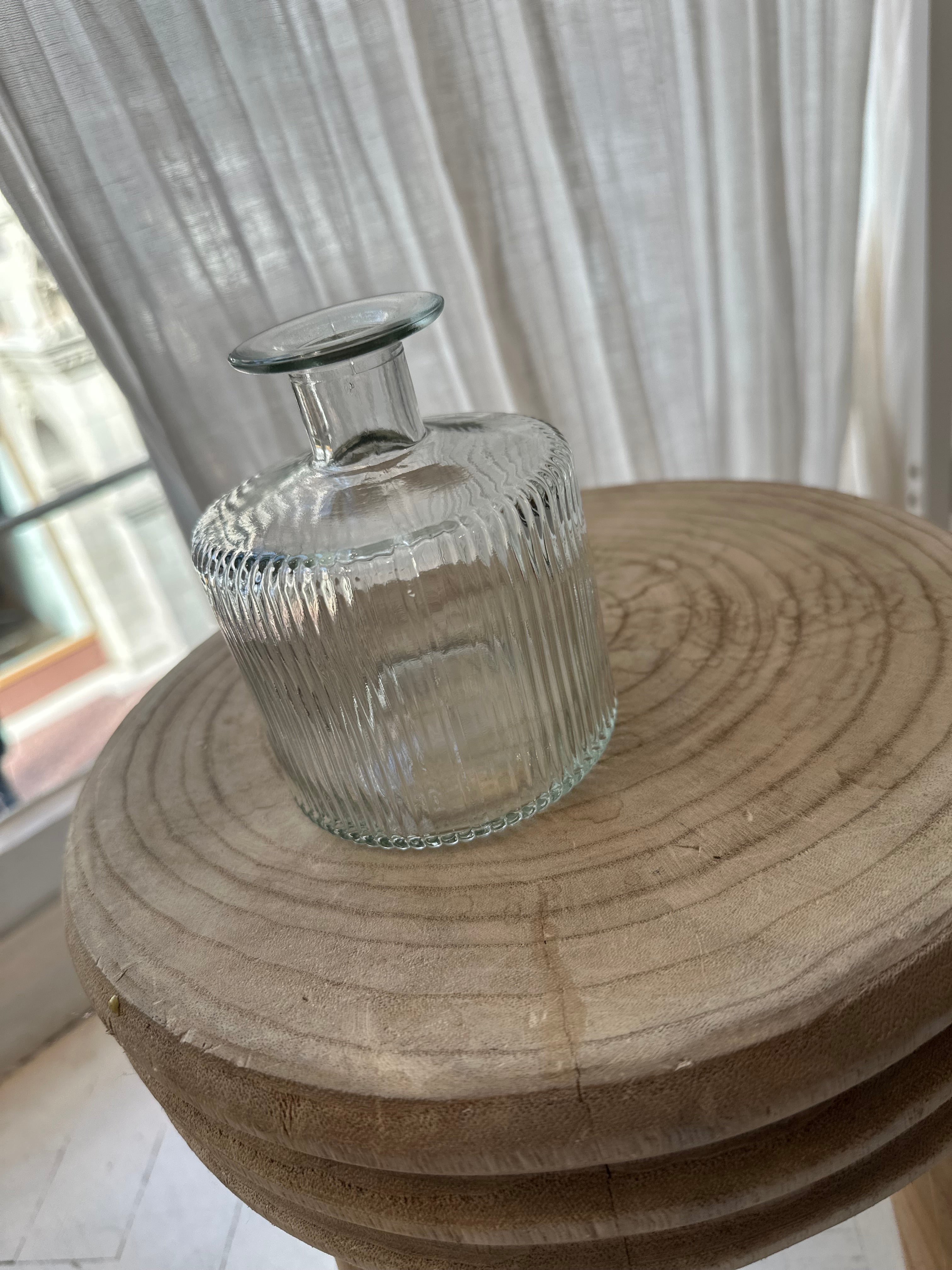 Bottle vase Nico Clear