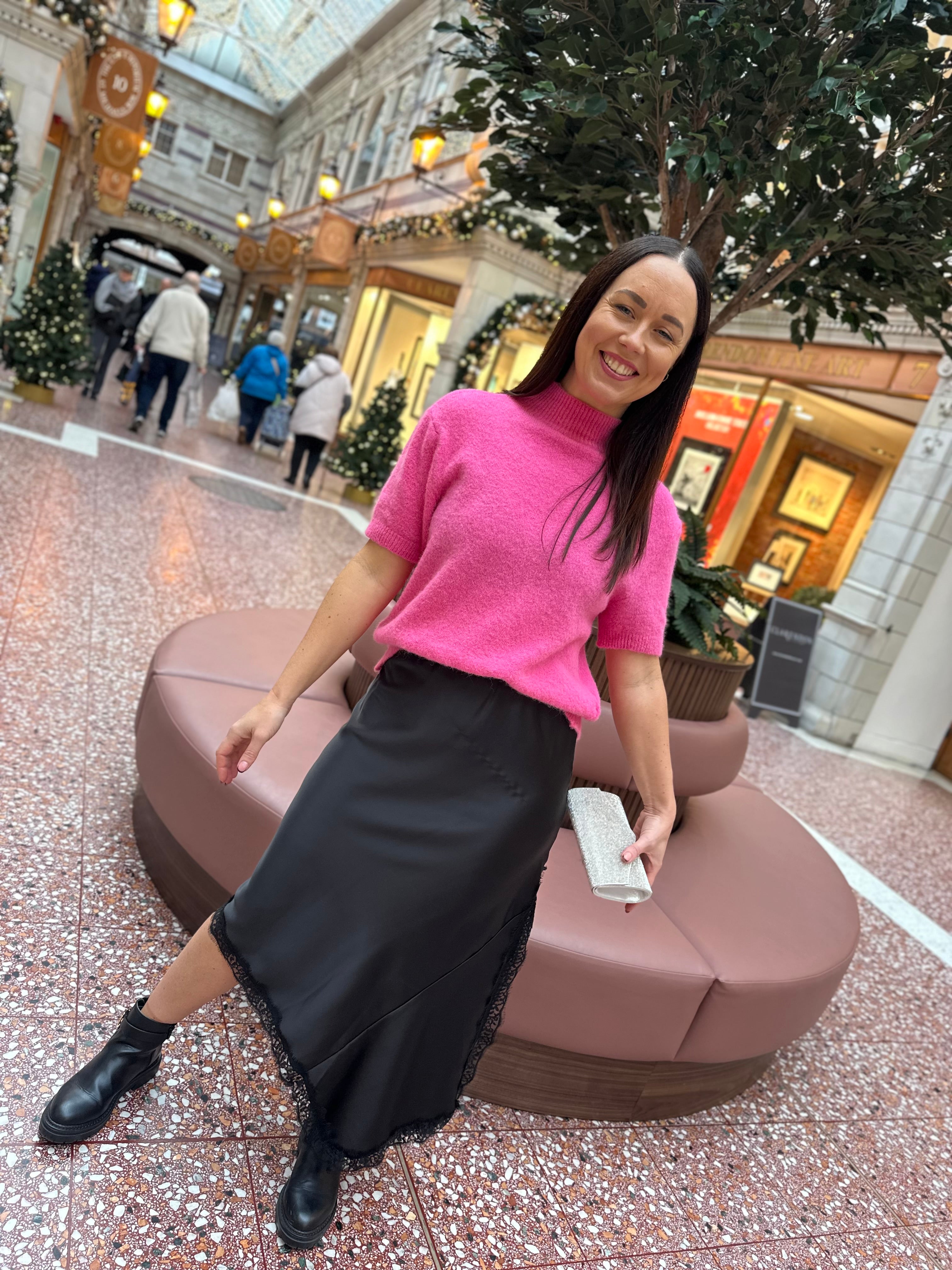 Holly High Neck Boxy Knit