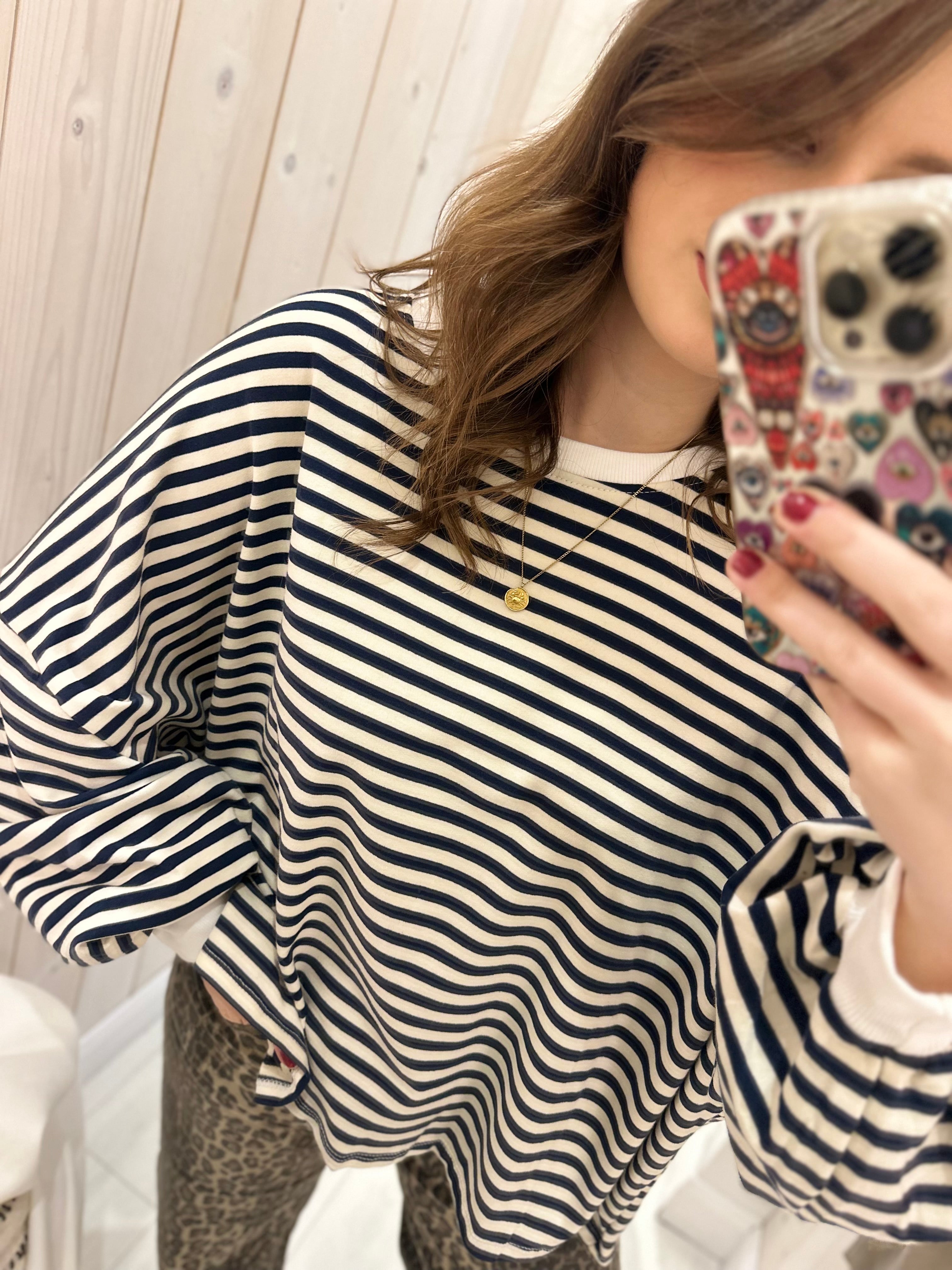 Mariah Striped Sweatshirt