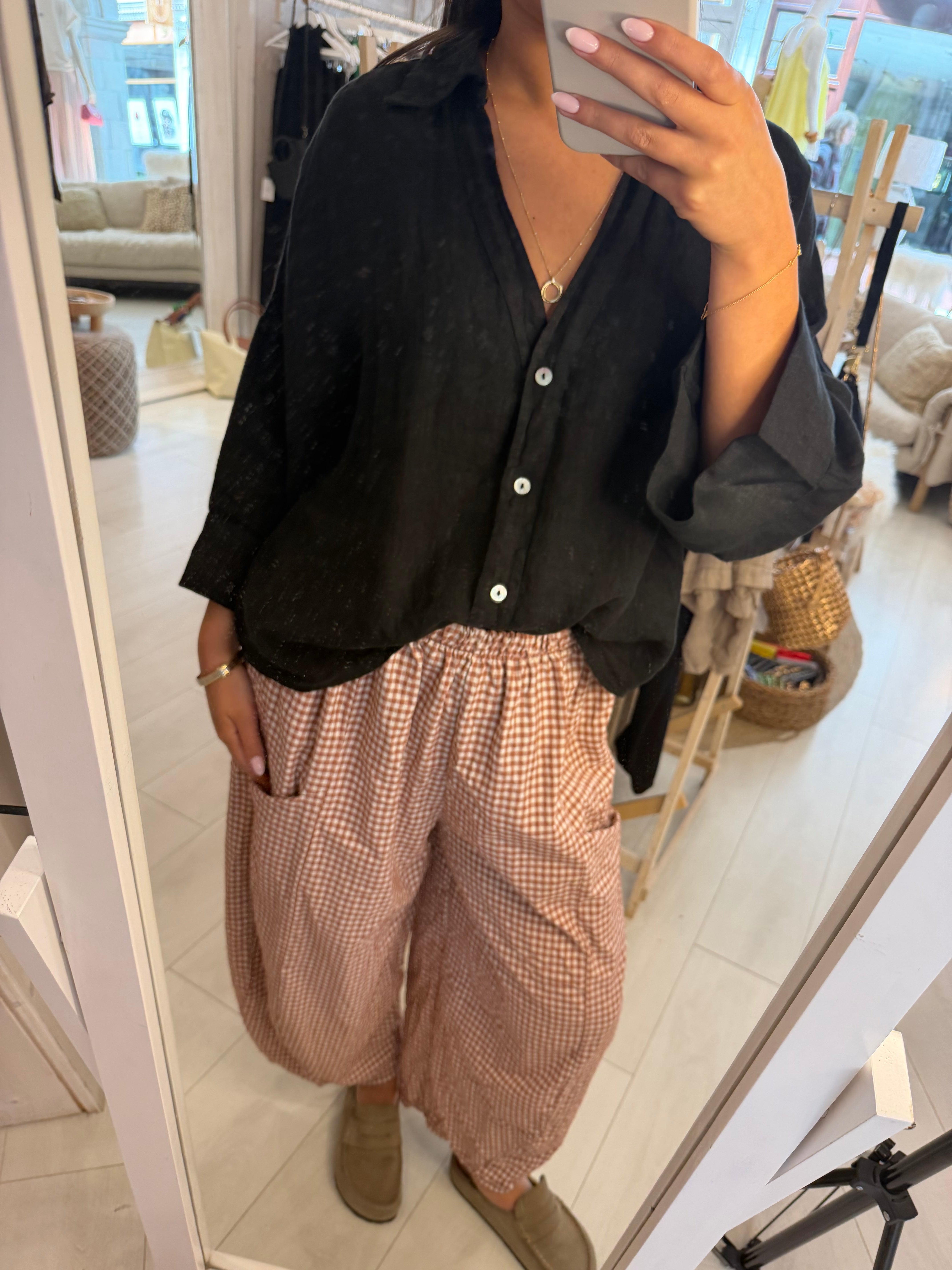 Charli Checkered Trousers