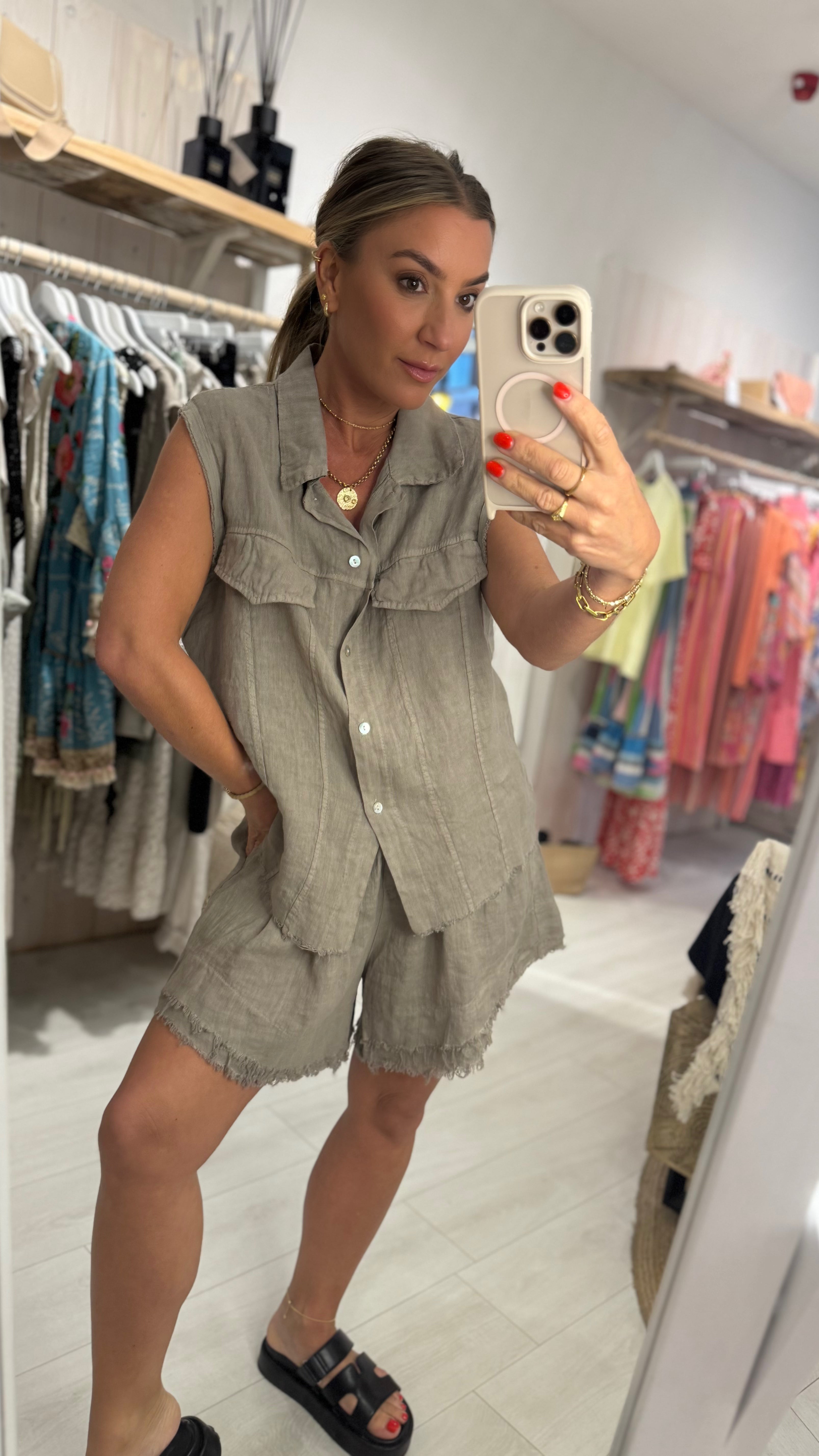 Mabel Linen Shorts