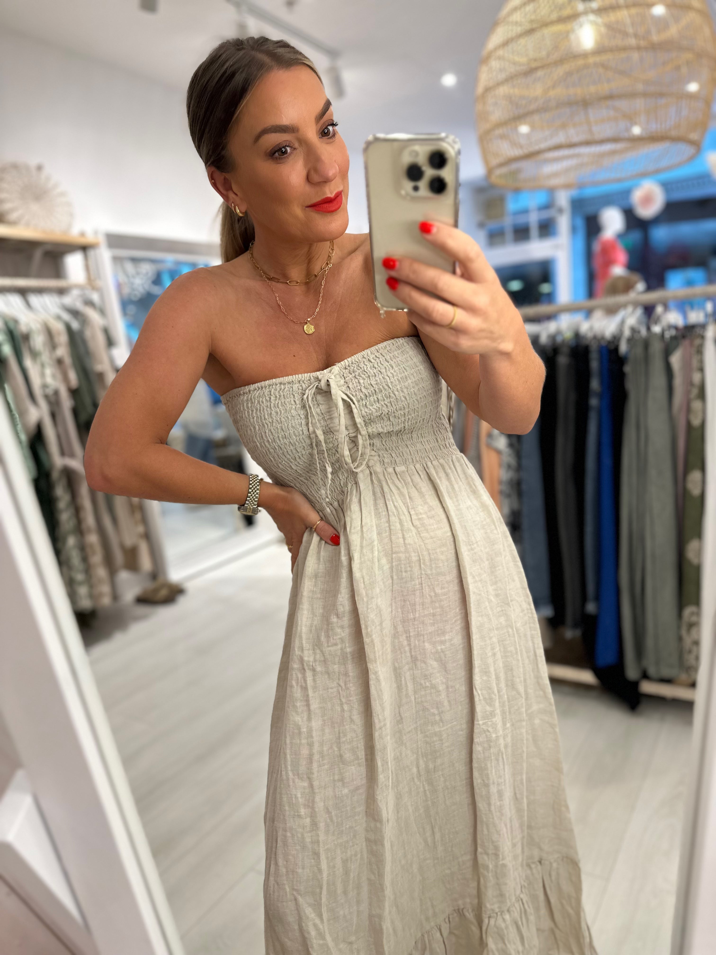 Sapphira Strapless Dress
