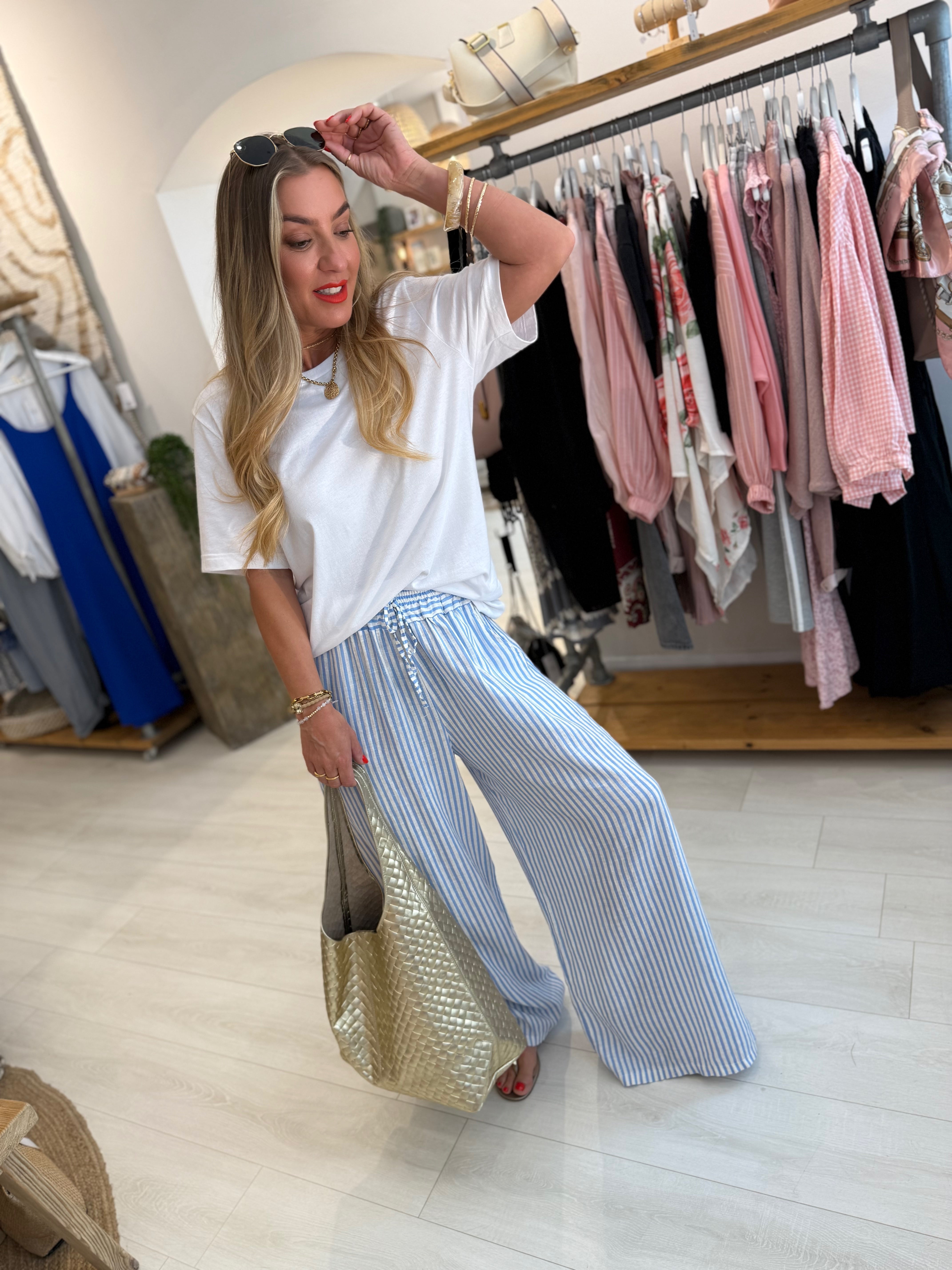 Stanley Stripe Trouser