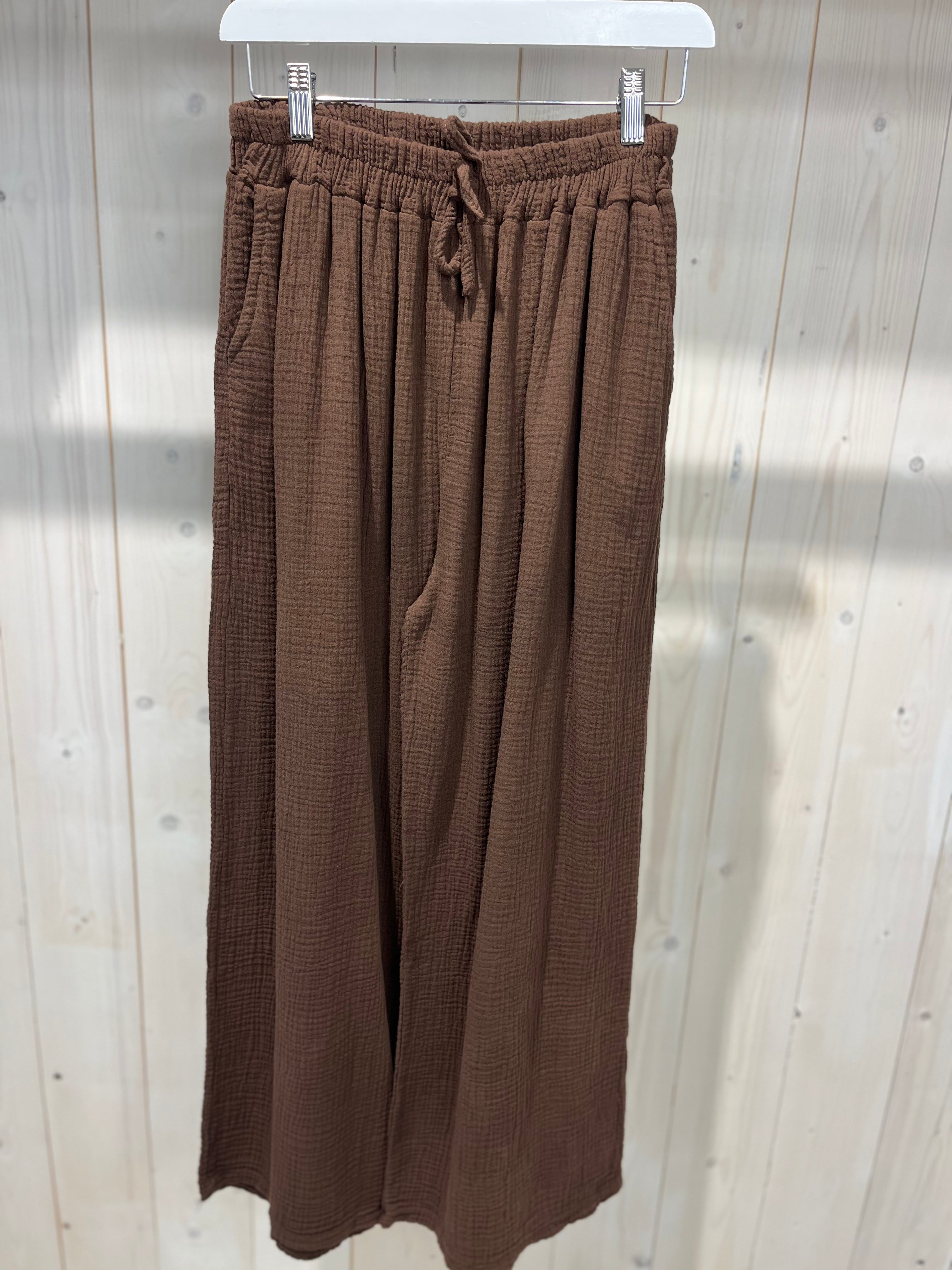 Camden Cheesecloth Wide Leg Trousers