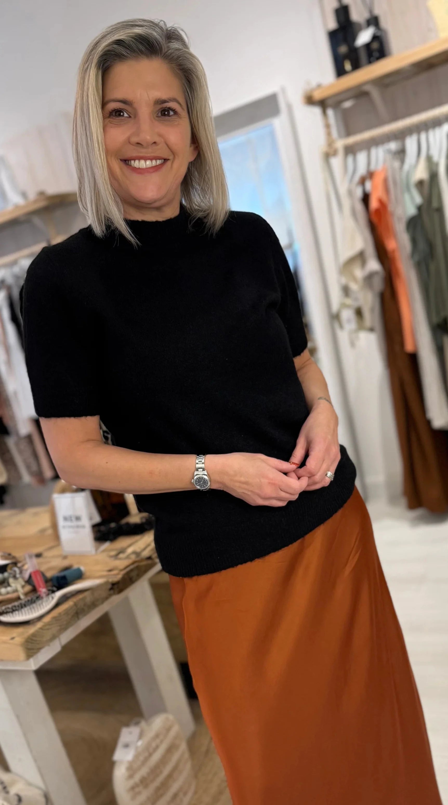 Winnie Wool Blend Top