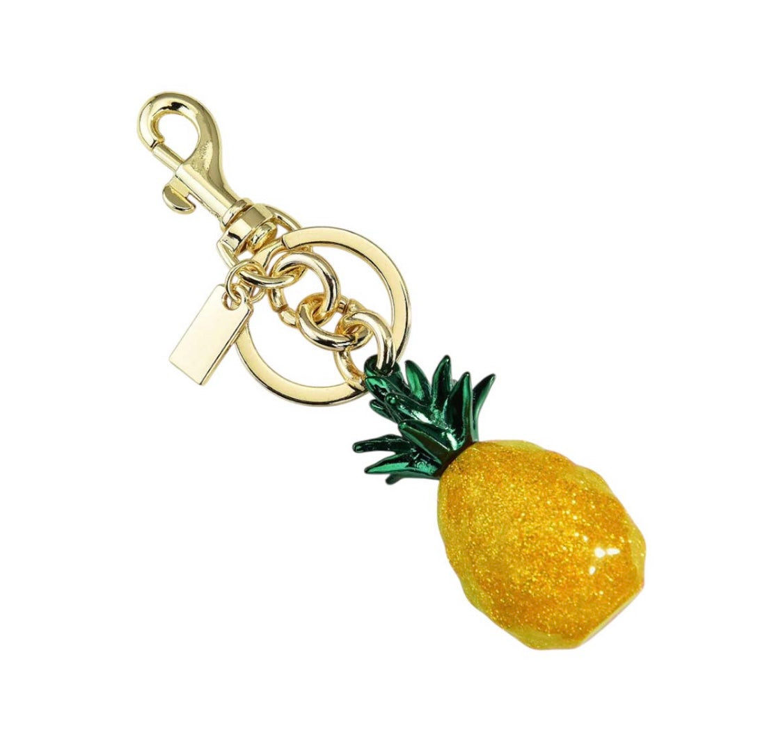 Pineapple bag charm