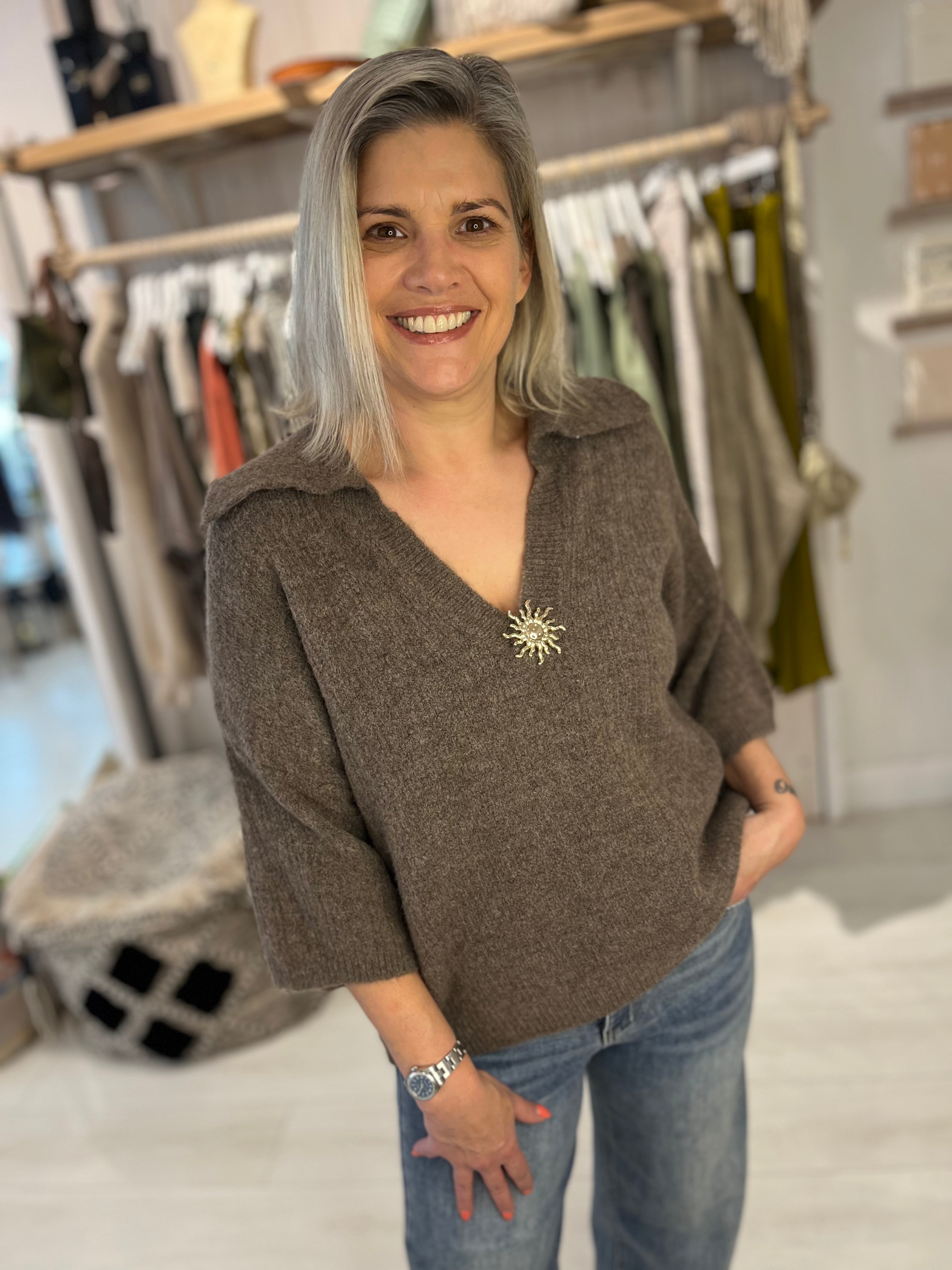 Cyrus V- Neck Knit