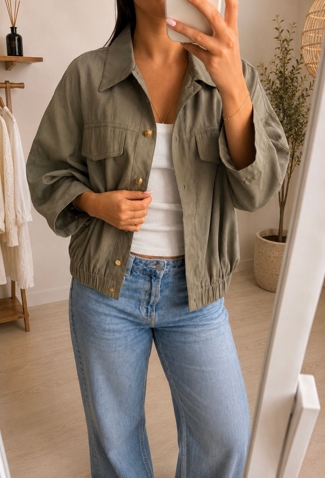 Leonie Button Front Jacket