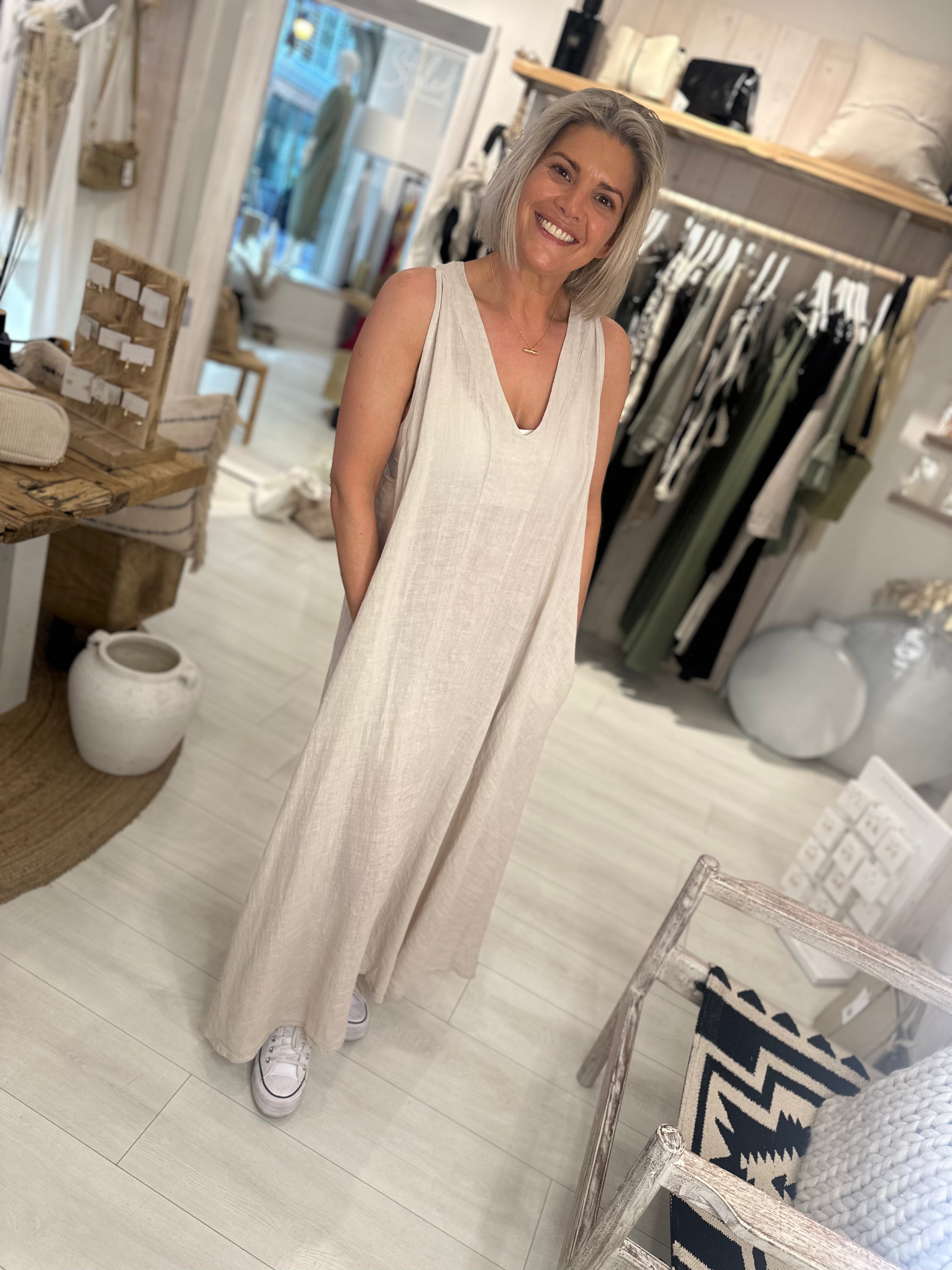 Maryam Linen Dress