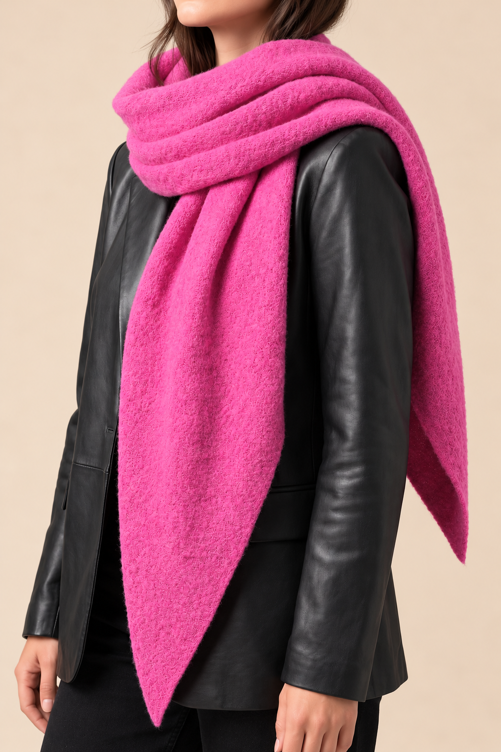Hetty Heavyweight Asymmetric Scarf