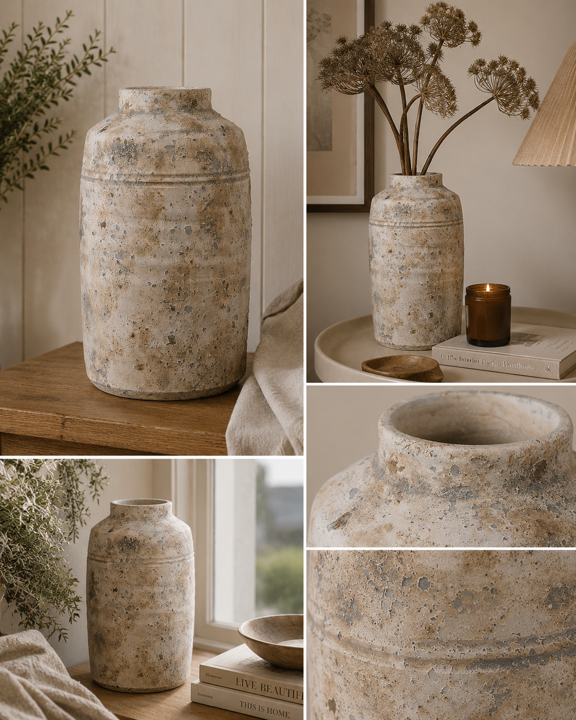 Distressed Terracotta Vase
