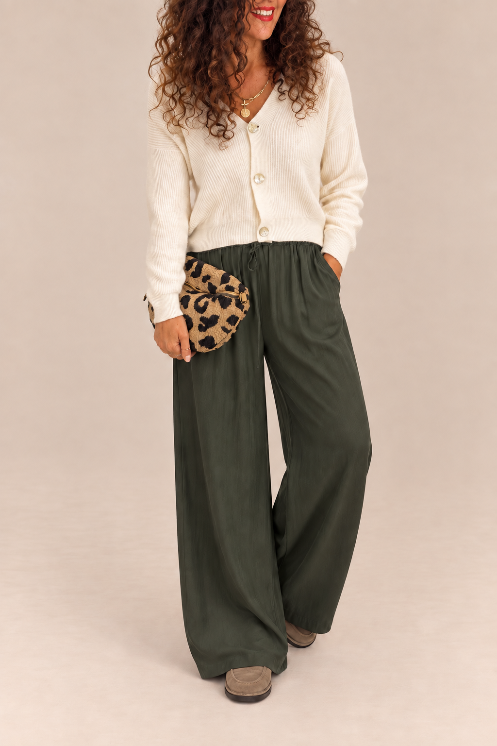 Ivy Satin Wide Leg Trouser