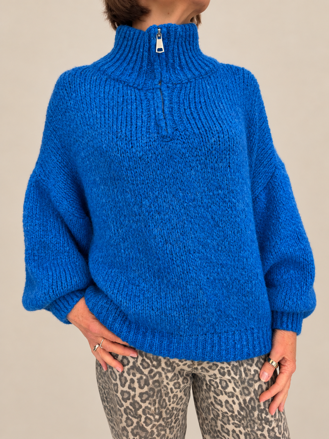 Nora Zip Knit