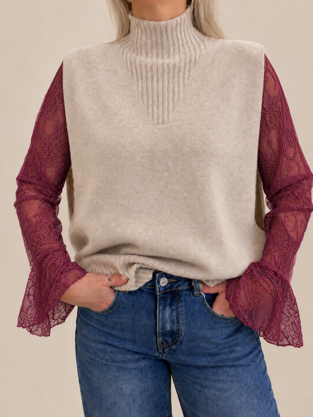 Lucy Lace Mesh Top