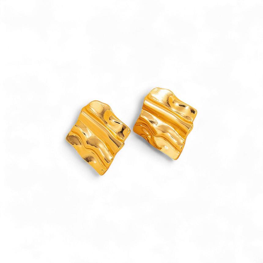 Molten Squared Earring