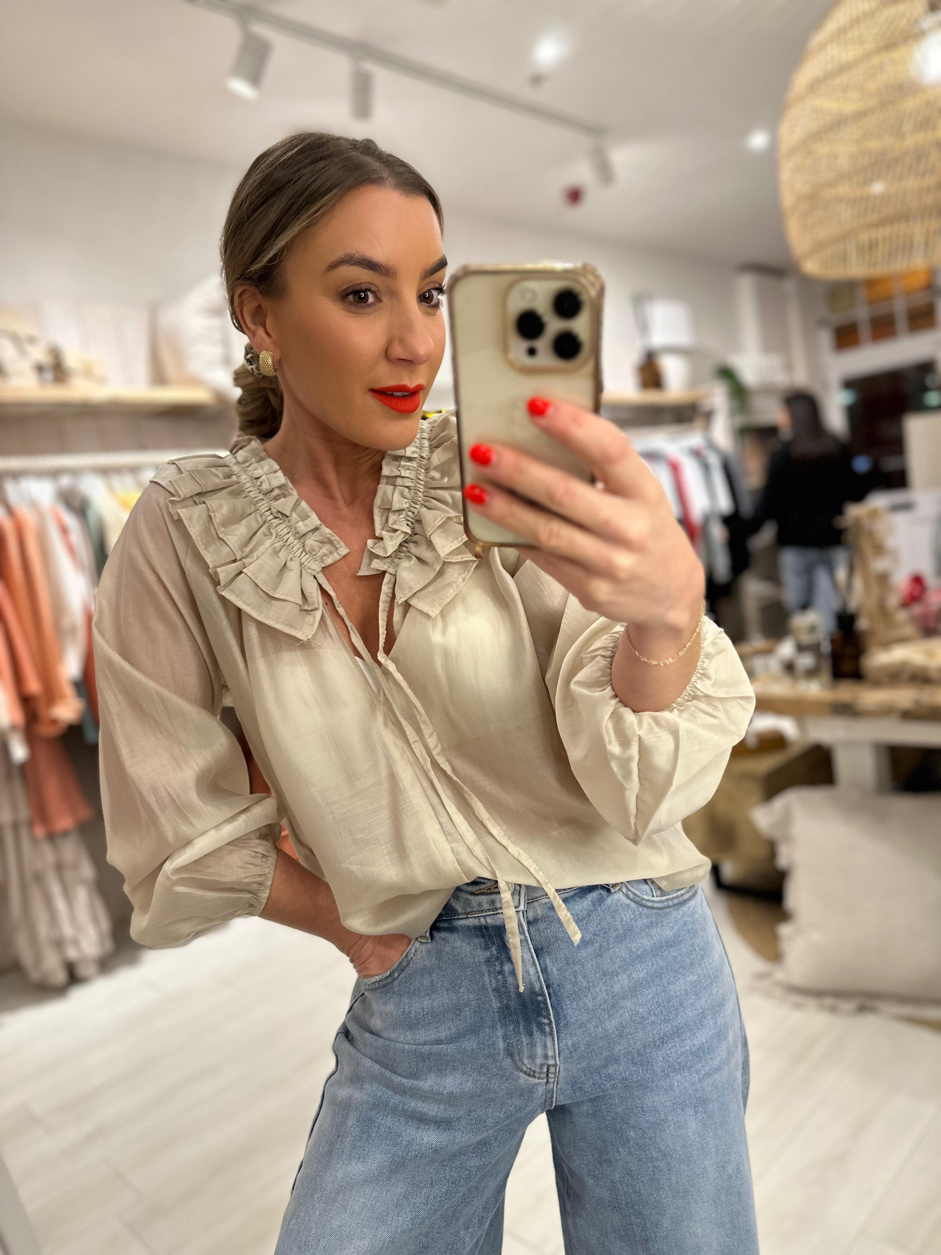 Pollyanna Frill Blouse